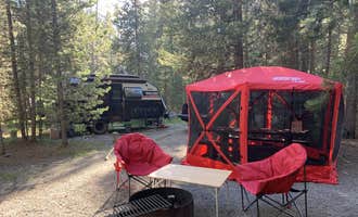 Camping near Basin Station Cabin: Rainbow Point Campground, West Yellowstone, Montana