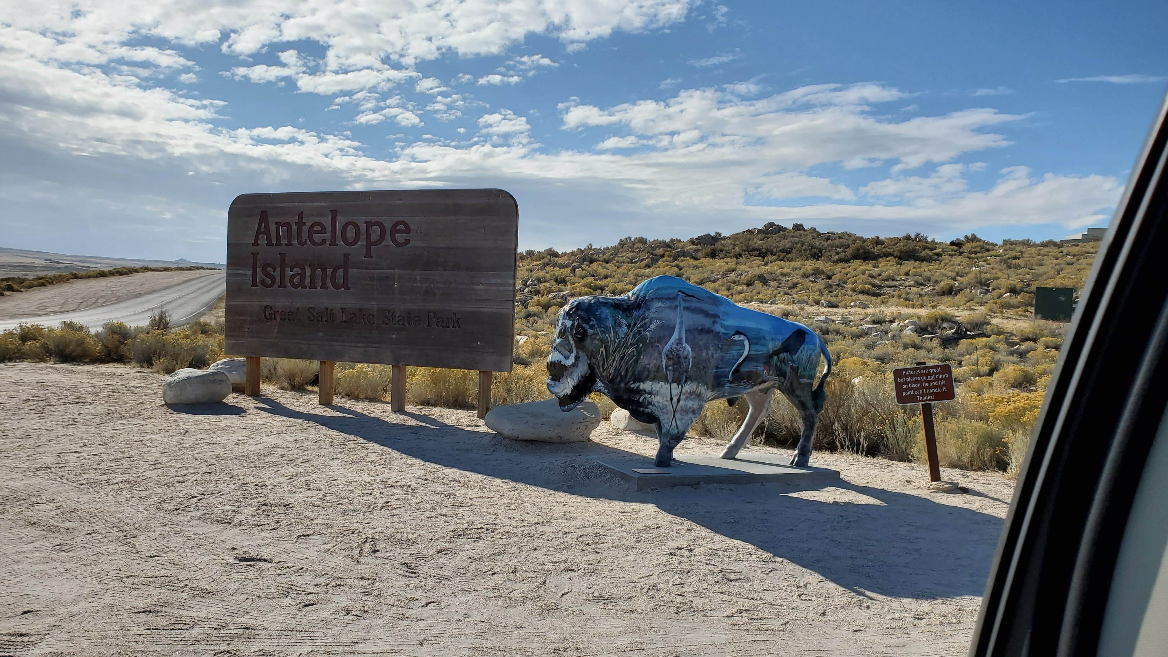 Camper-submitted photo at Bridger Bay Campground — Antelope Island State Park near Uinta-Wasatch-Cache National Forest