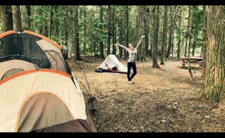 Chrissy E.'s photo of tent camping at North Skookum Campground near Boyds, WA