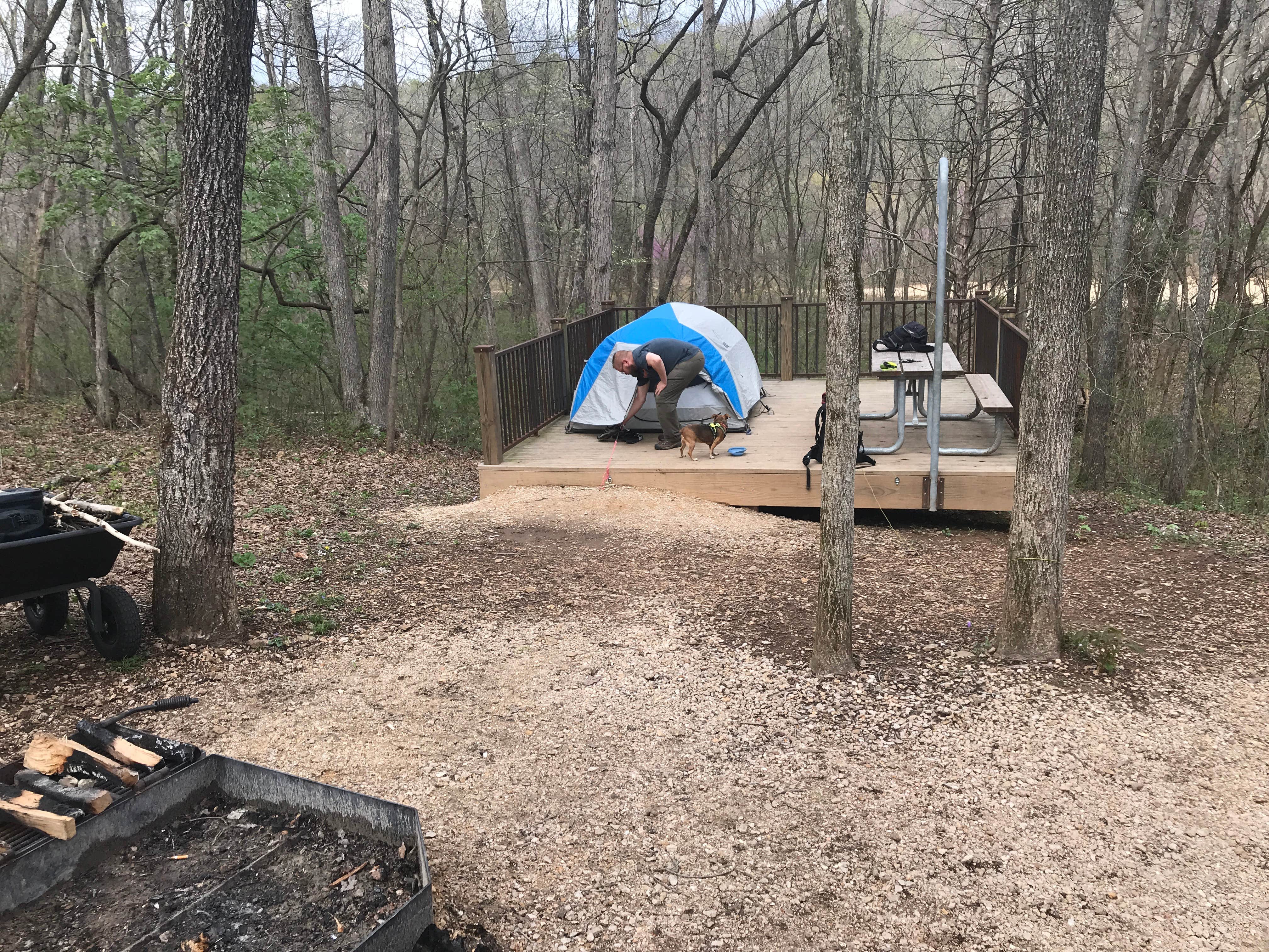 Ruthie L.'s photo at Timbuktu Campground — Echo Bluff State Park near Hartshorn, MO