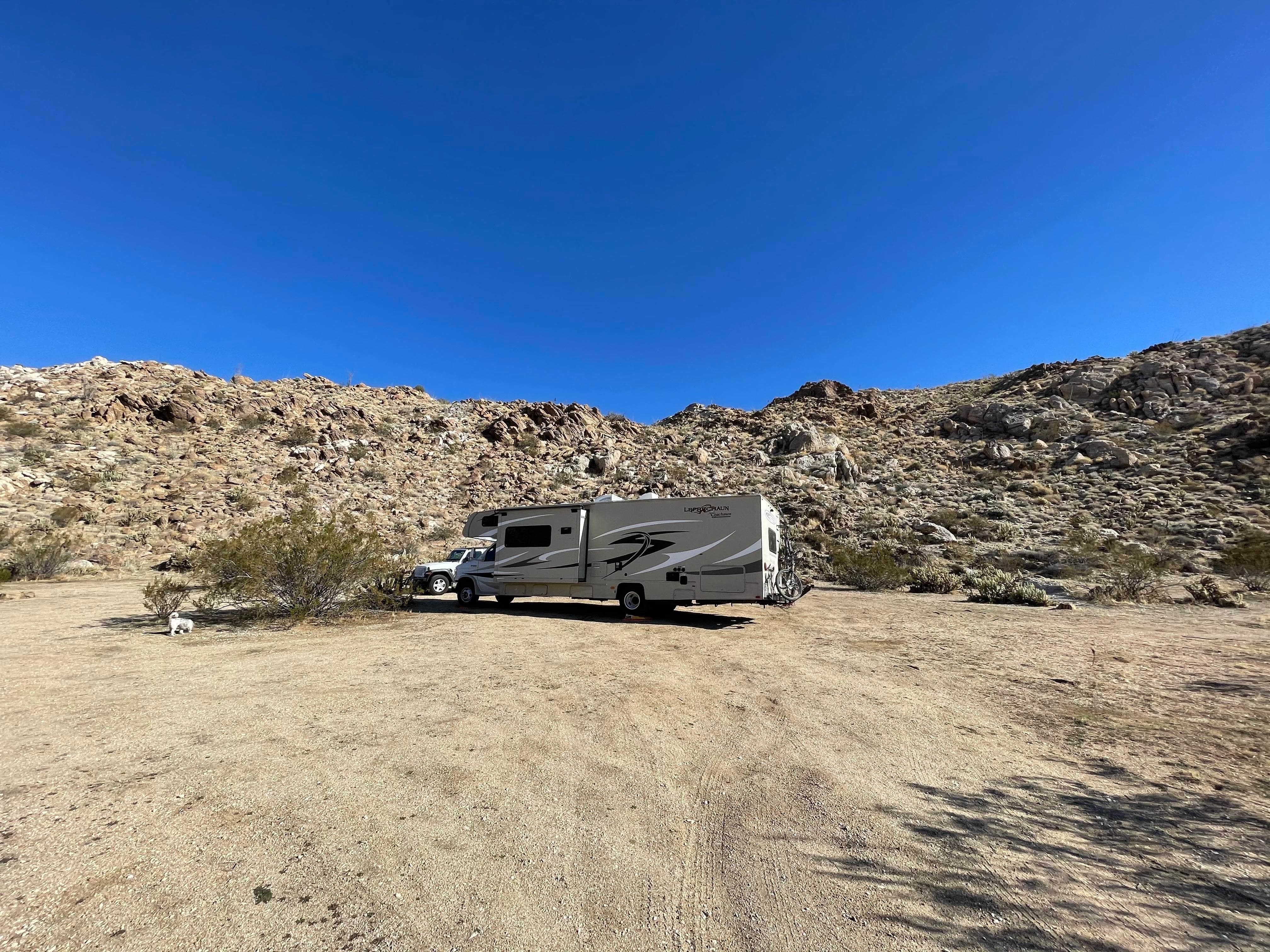 Camper-submitted photo at Blair Valley Primitive Campground — Anza-Borrego Desert State Park near Julian, CA