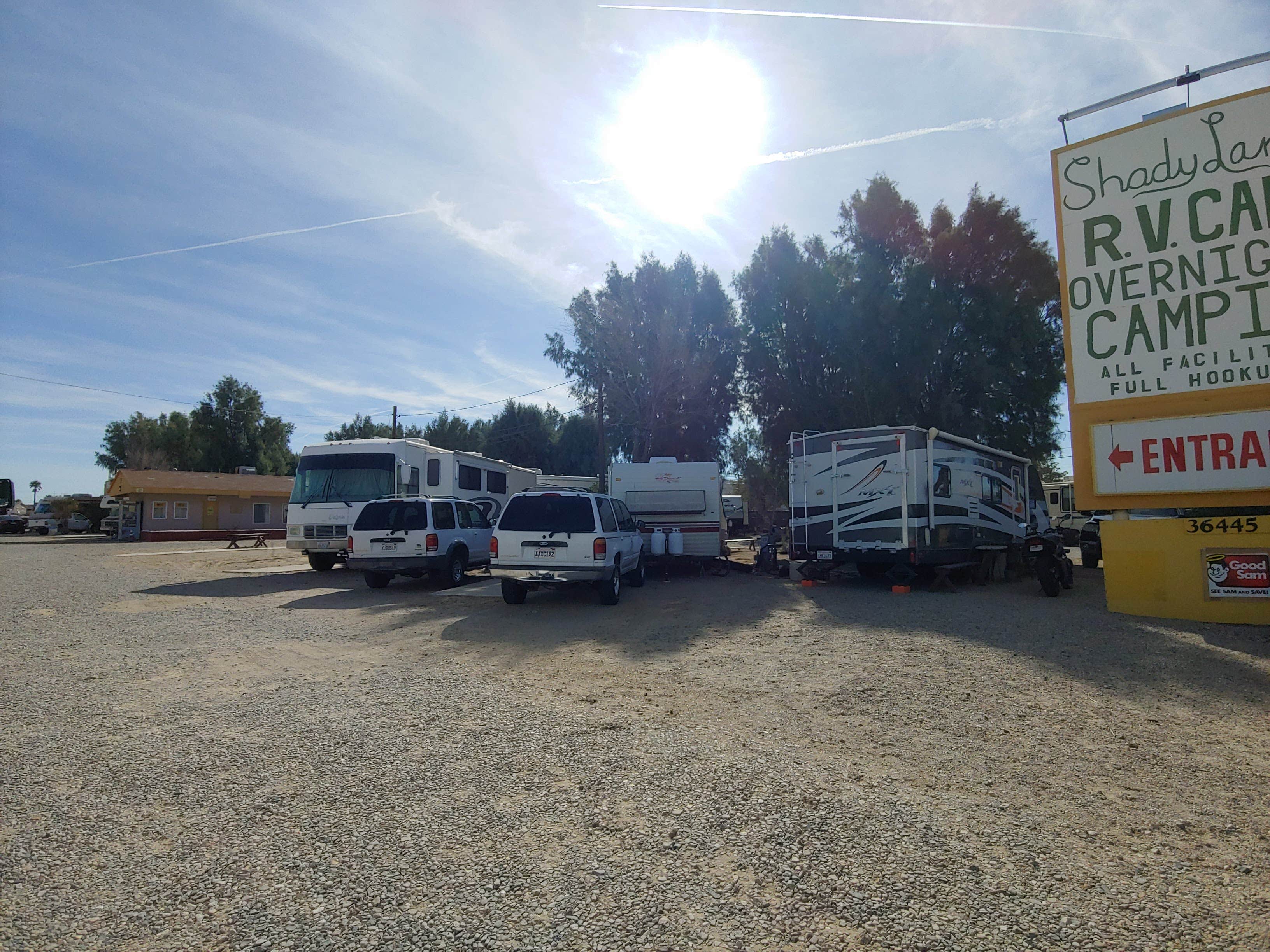 Laura M.'s photo of rv camping at Shady Lane RV Camp near Adelanto, CA