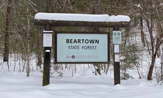 Camping near Lone Oak Camp Sites: Beartown State Forest, Mill River, Massachusetts