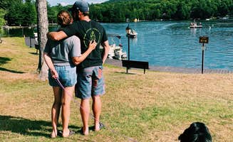 Carlyne F.'s photo of camping with pets at Old Forge Camping Resort near Harrisville, NY