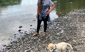 Carlyne F.'s photo of camping with pets at Chenango Valley State Park Campground near Cortland, NY