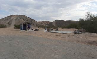 Larry B.'s photo of a dispersed camping area at The Sandbowl Dispersed near Palo Verde, CA