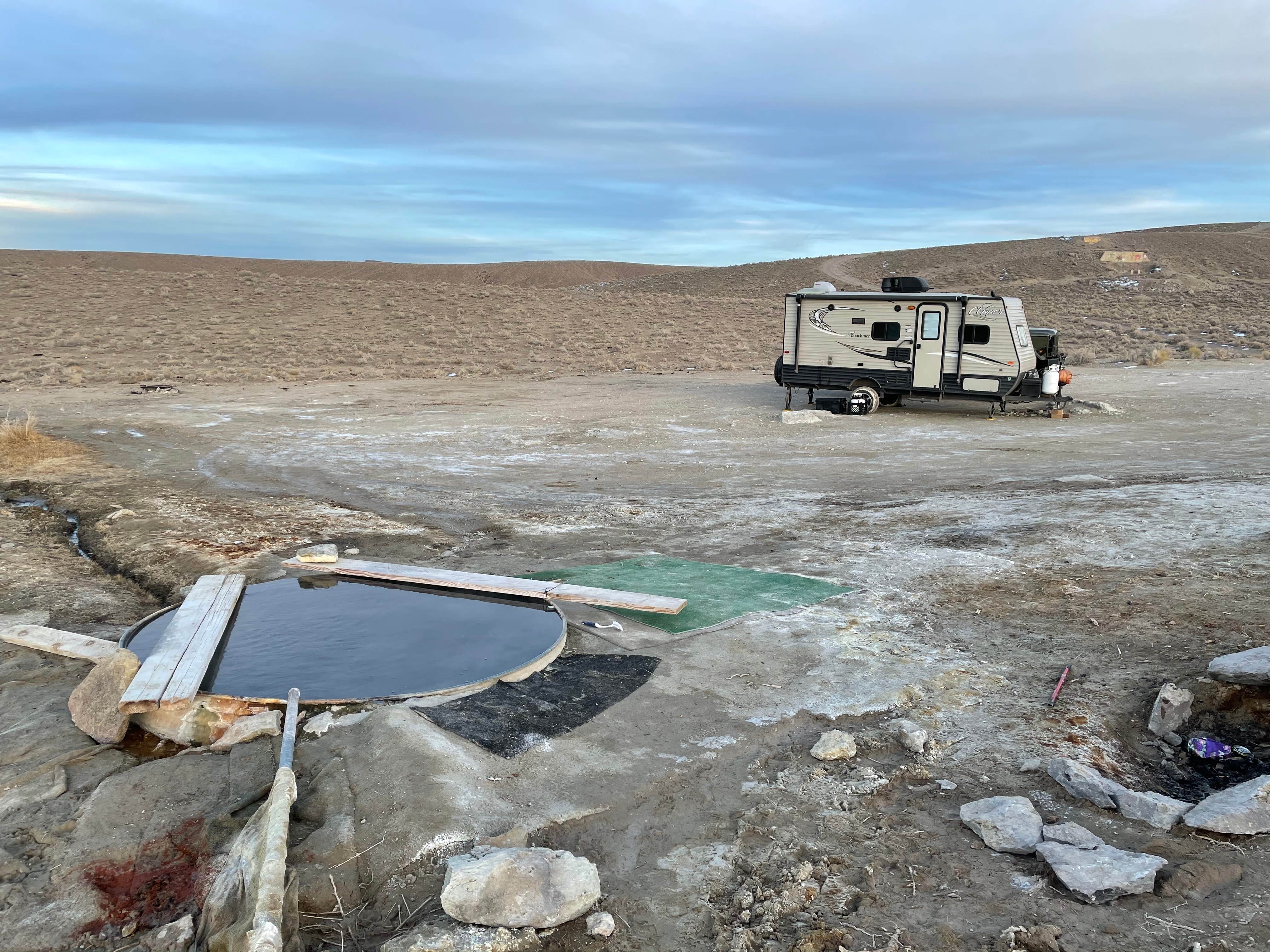 Camper-submitted photo at Spencer Hot Springs near Round Mountain, NV