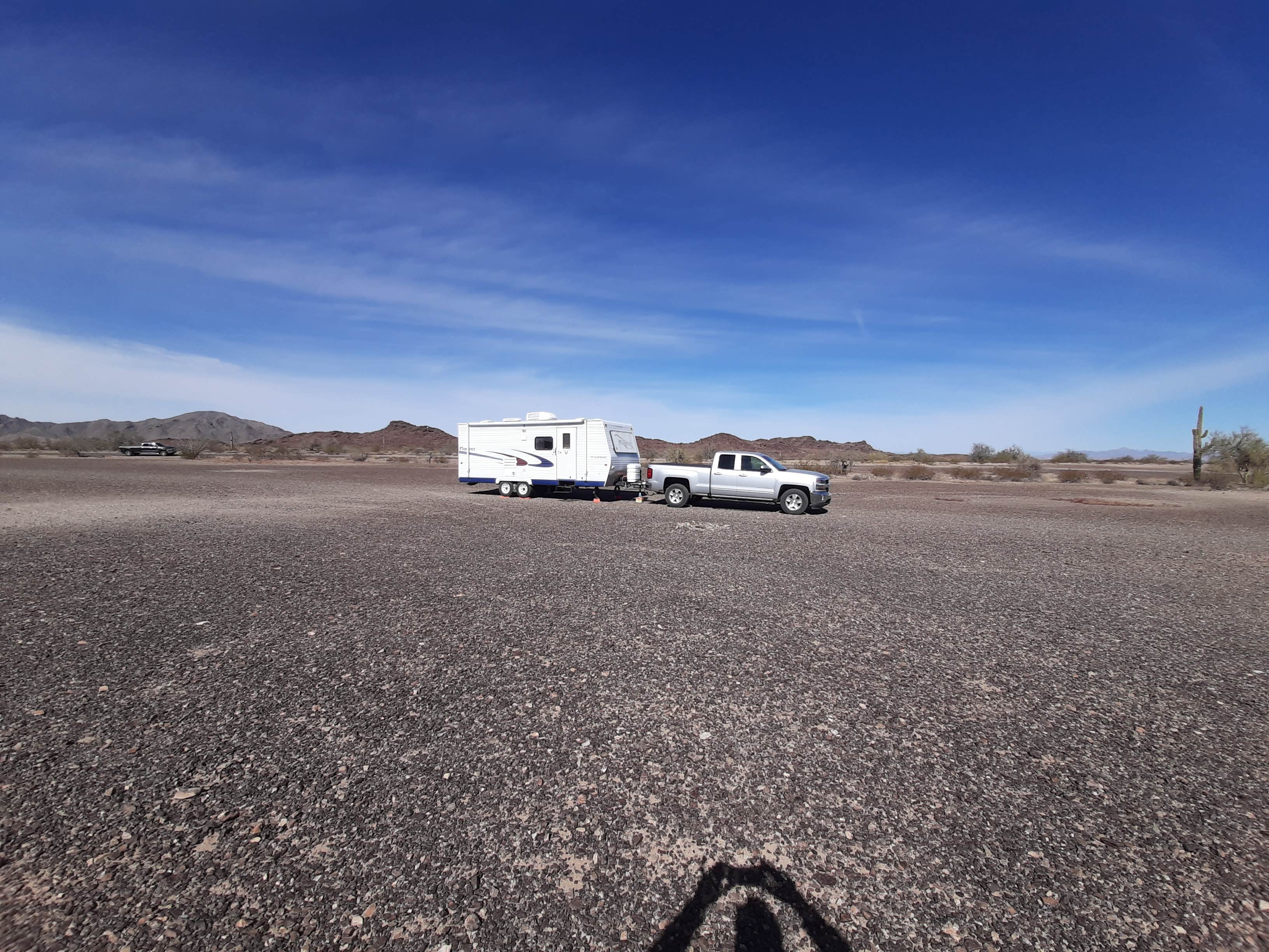 Camper submitted image from Plomosa Rd. Quinn Pass BLM Dispersed Camping - 3