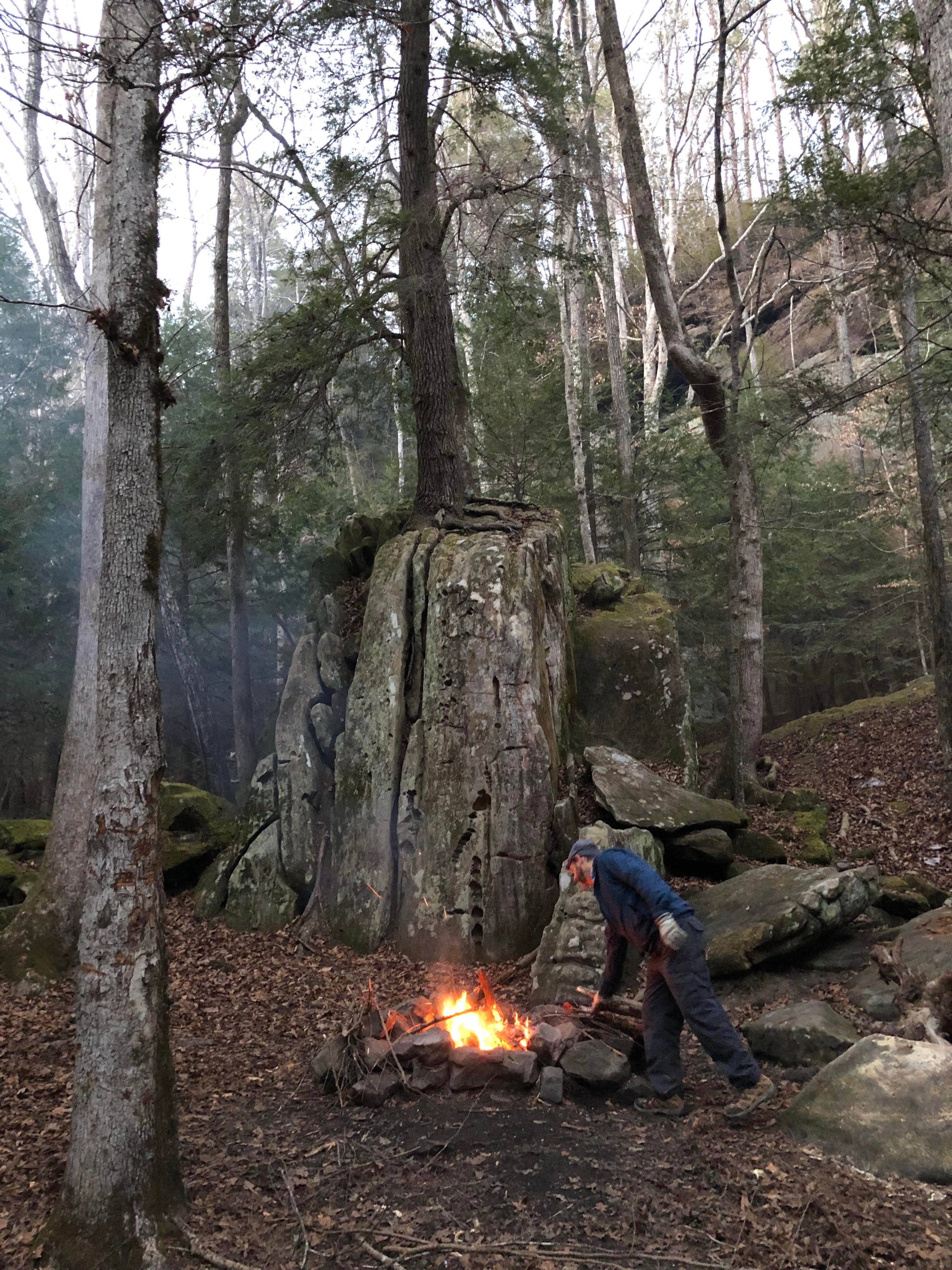 Camper-submitted photo at Thompson Creek Trail Campsites near Danville, AL