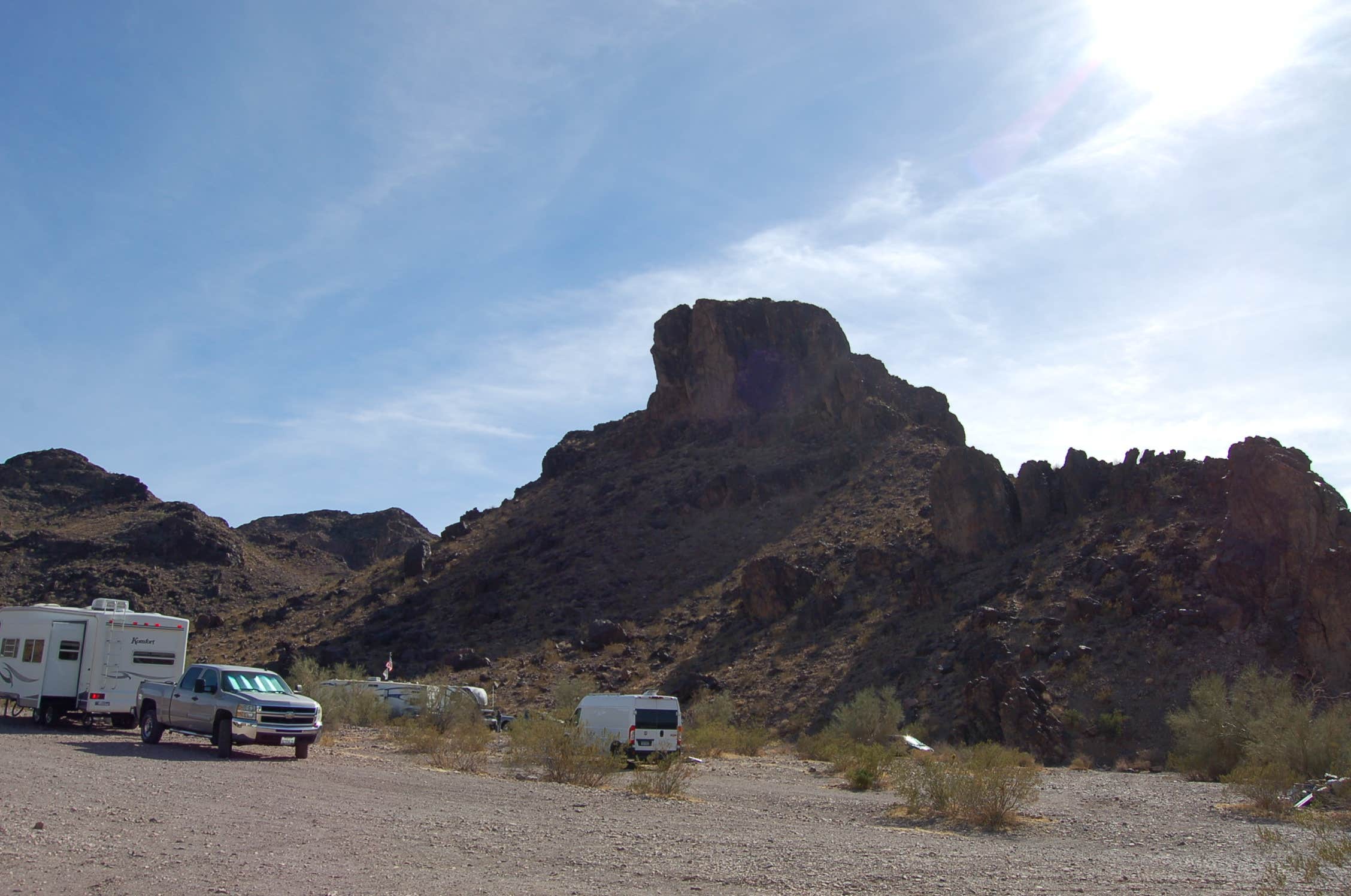 Camper-submitted photo at Craggy Wash - Dispersed Camping Area near Bullhead City, AZ