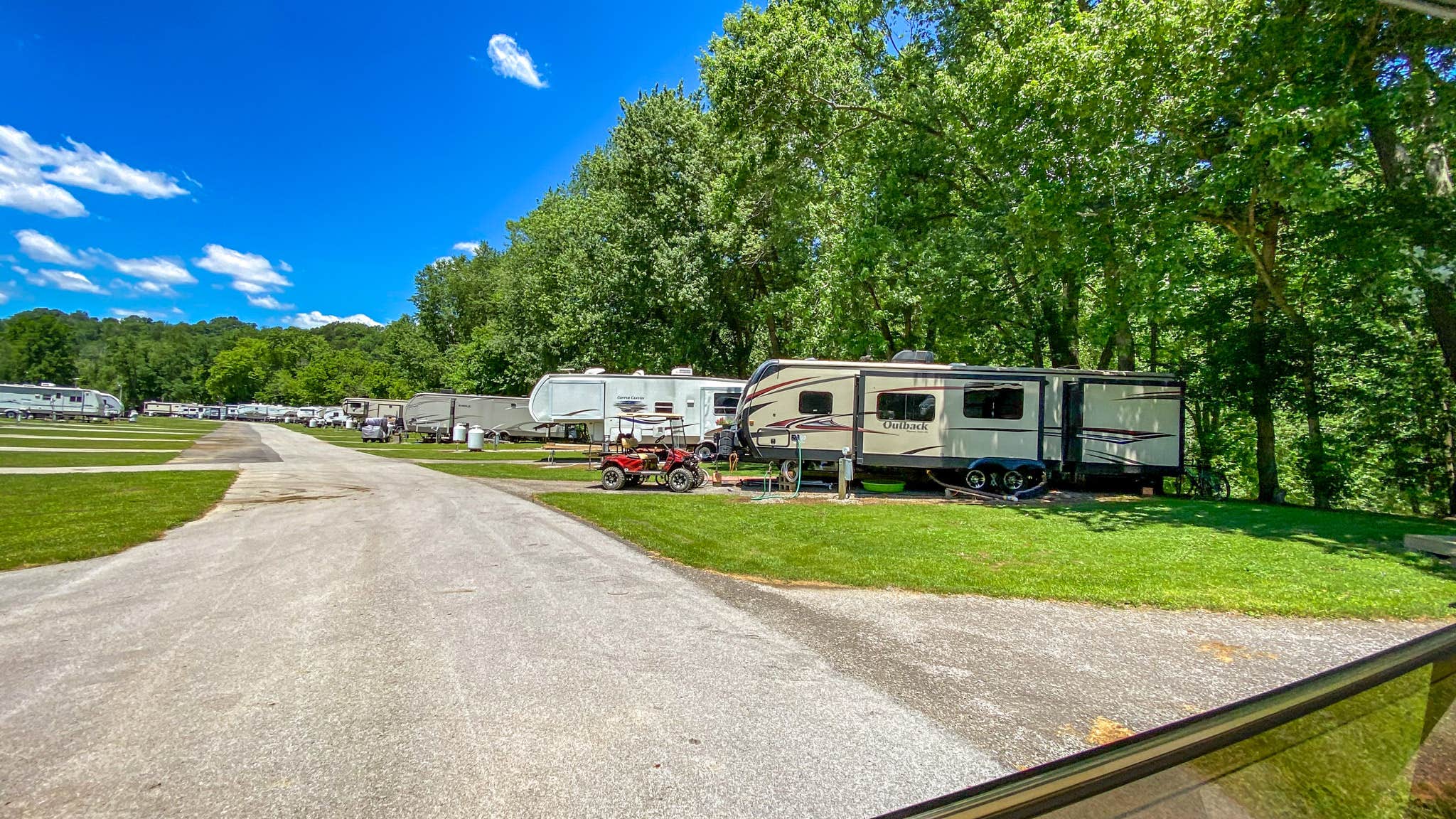 Cummins's photo of rv camping at Cummins Ferry RV Park, Campground on the Kentucky River near Stanford, KY