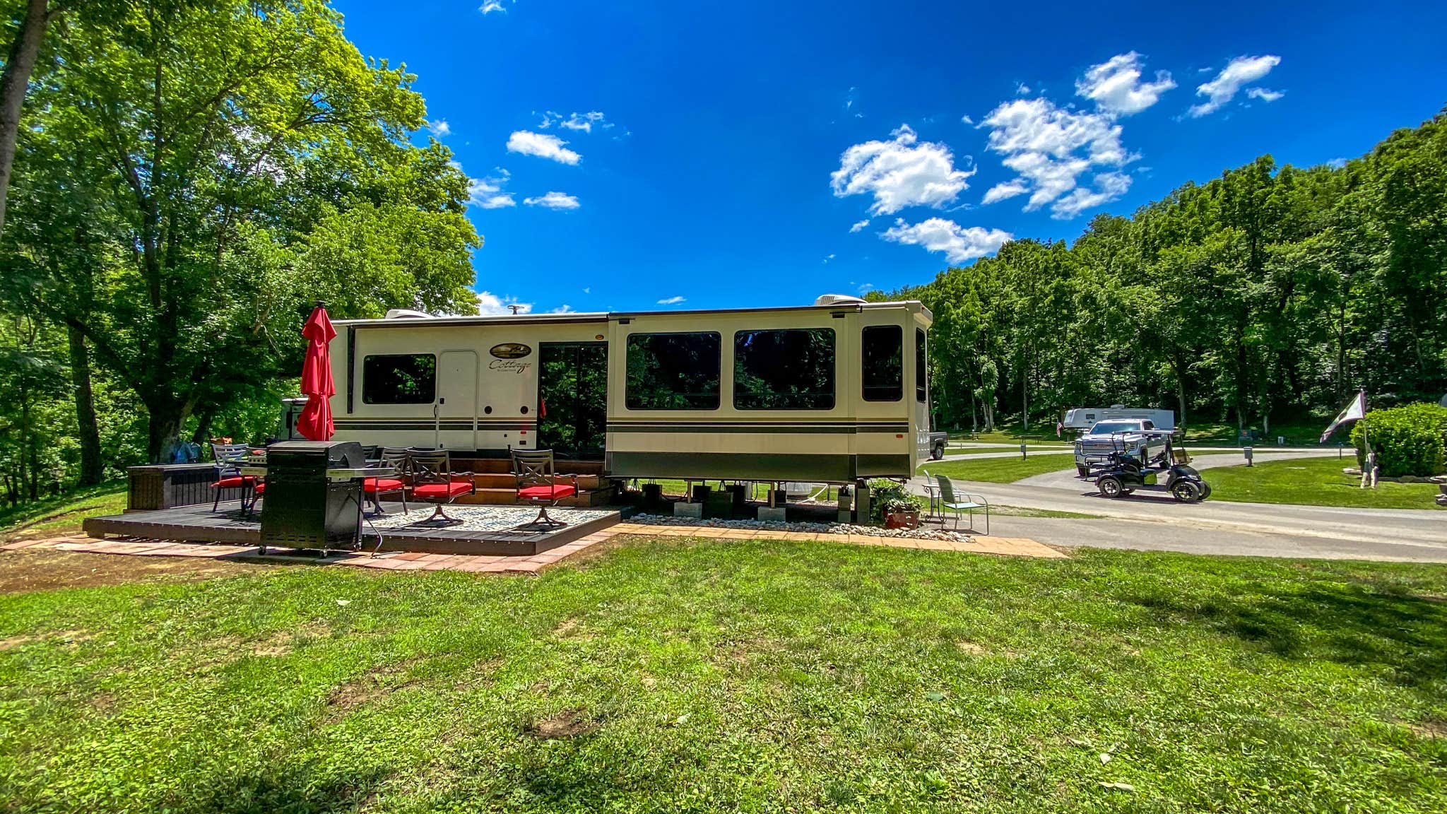 Cummins's photo of rv camping at Cummins Ferry RV Park, Campground on the Kentucky River near Lebanon, KY