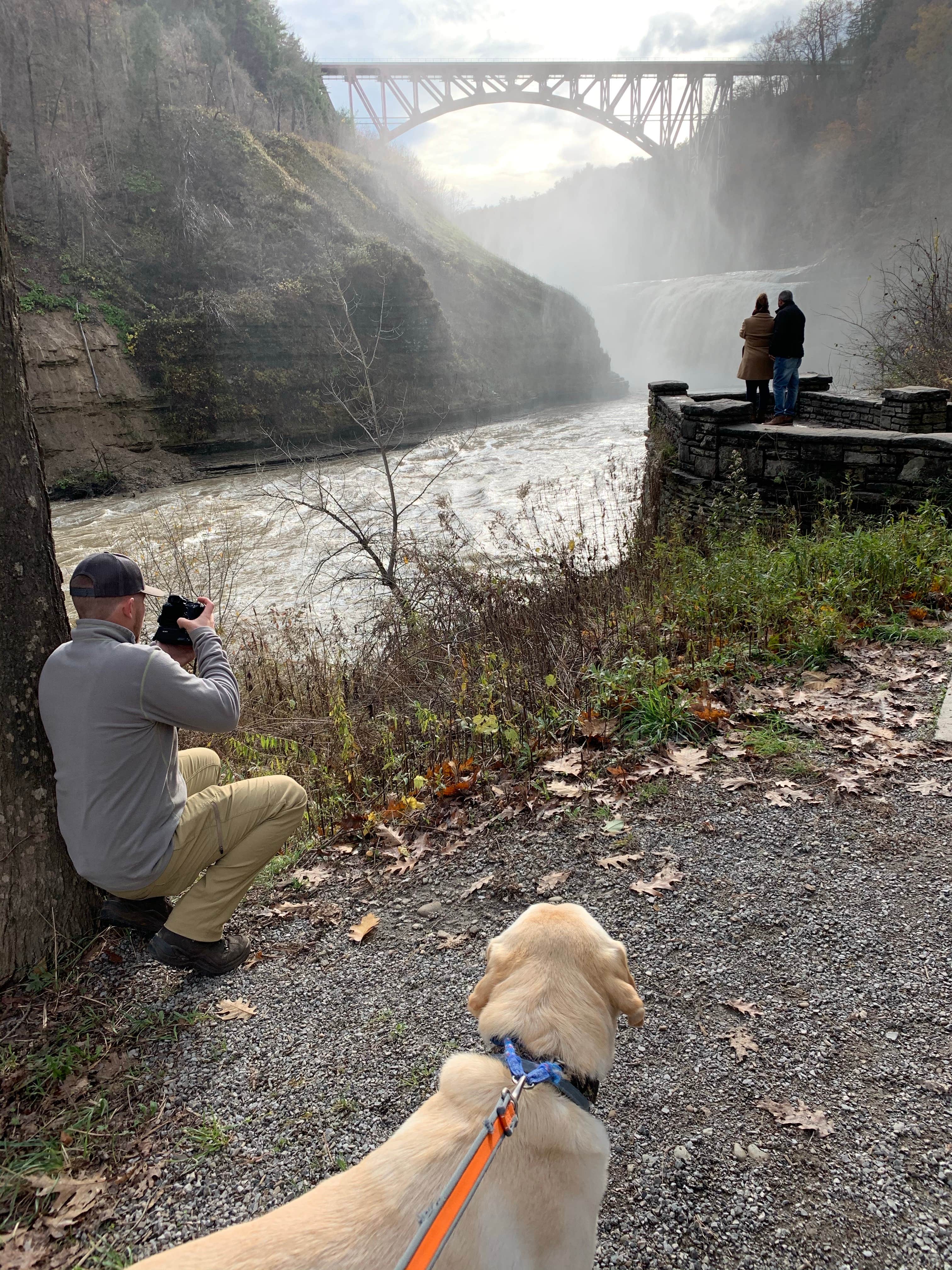 Carlyne F.'s photo of camping with pets at Letchworth State Park Campground near Darien Center, NY