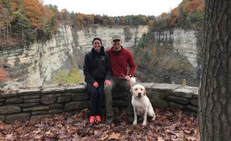 Carlyne F.'s photo of camping with pets at Letchworth State Park Campground near Perry, NY