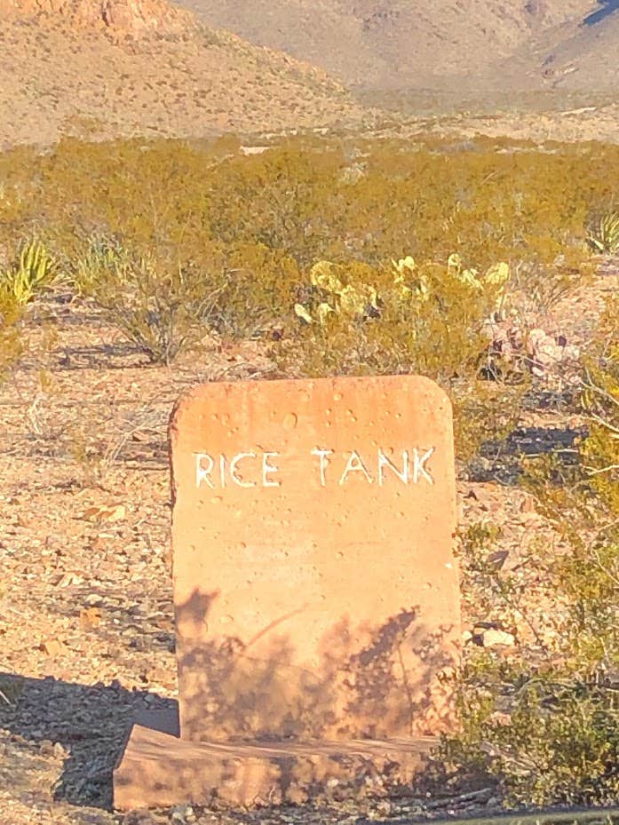 Camping near La Clocha 1 — Big Bend National Park: Rice Tank — Big Bend National Park, Big Bend National Park, Texas