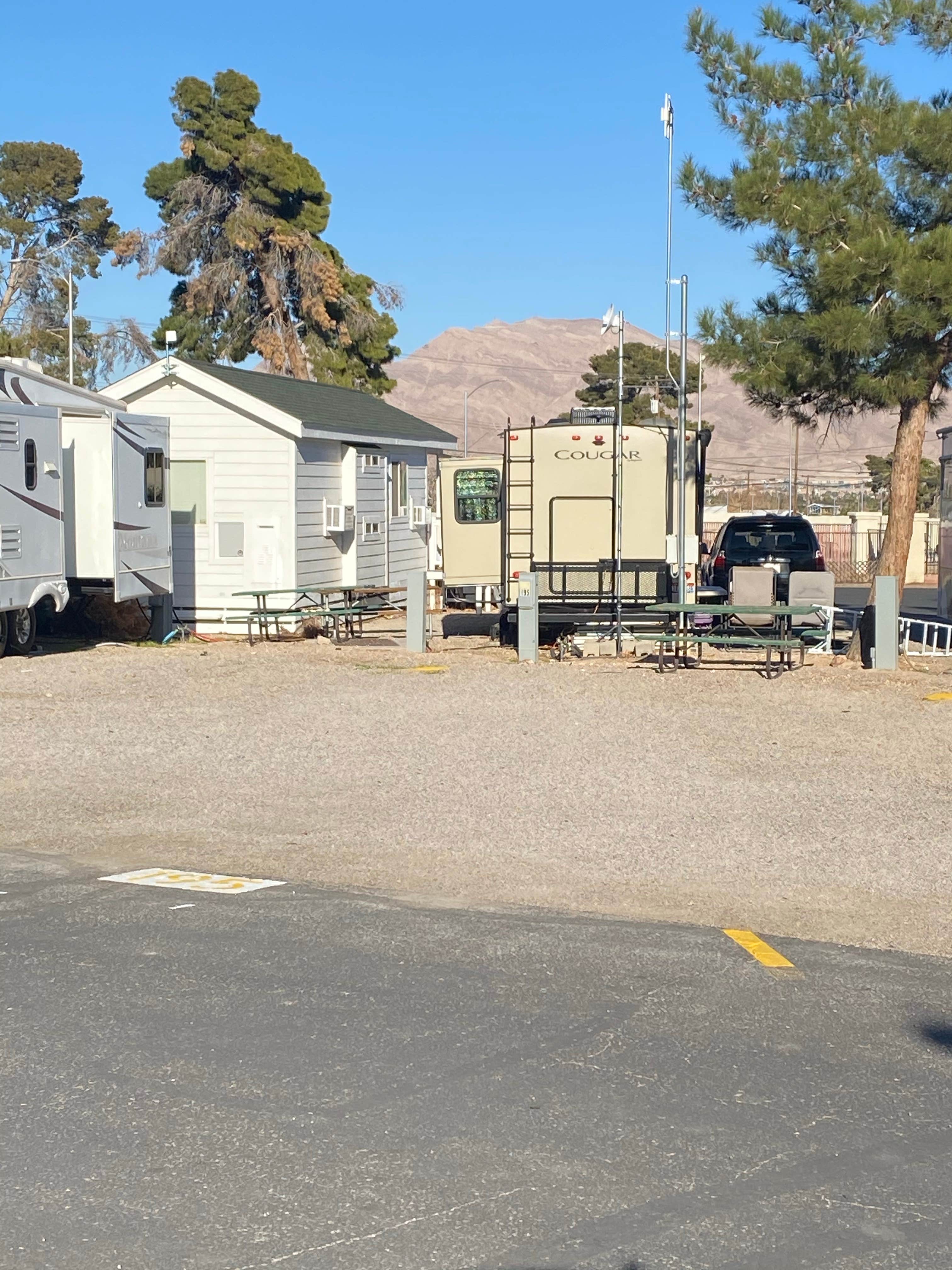 Brittney  C.'s photo of rv camping at Thousand Trails Las Vegas near Nipton, CA