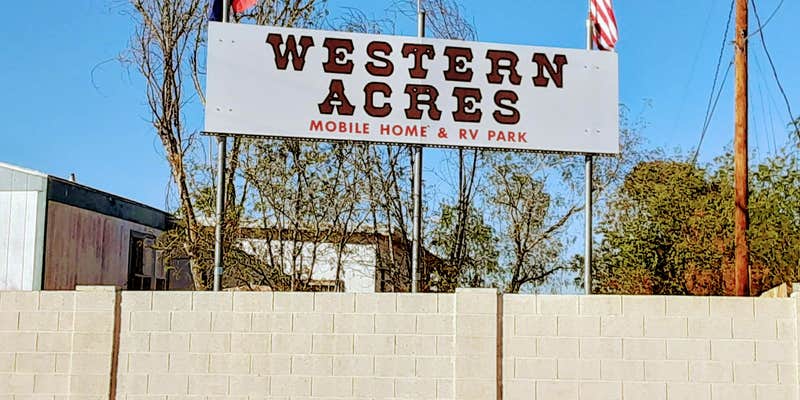 Camper submitted image from Western Acres Mobile Home & RV Park