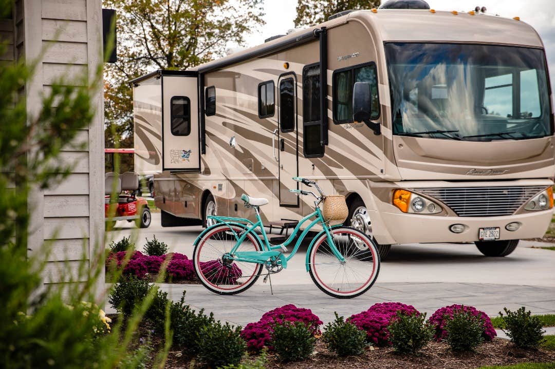 Anna F.'s photo of rv camping at MotorCoach Resort Lake Erie Shores near Willoughby, OH