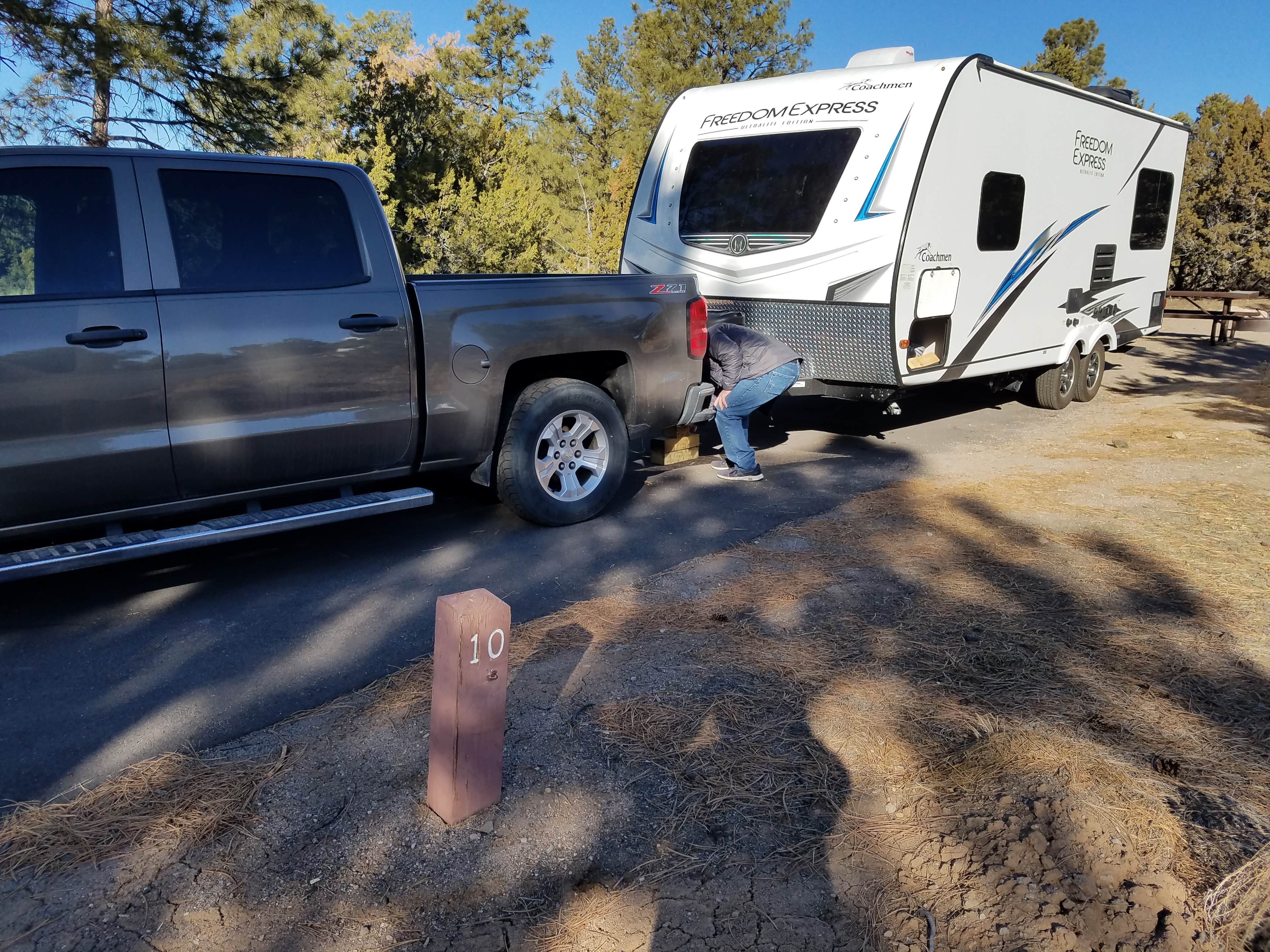 Robin T.'s photo of rv camping at Juniper Family Campground — Bandelier National Monument near Gallina, NM