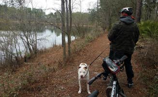 Kathy H.'s photo of camping with pets at Kelly's RV Park near Osceola National Forest