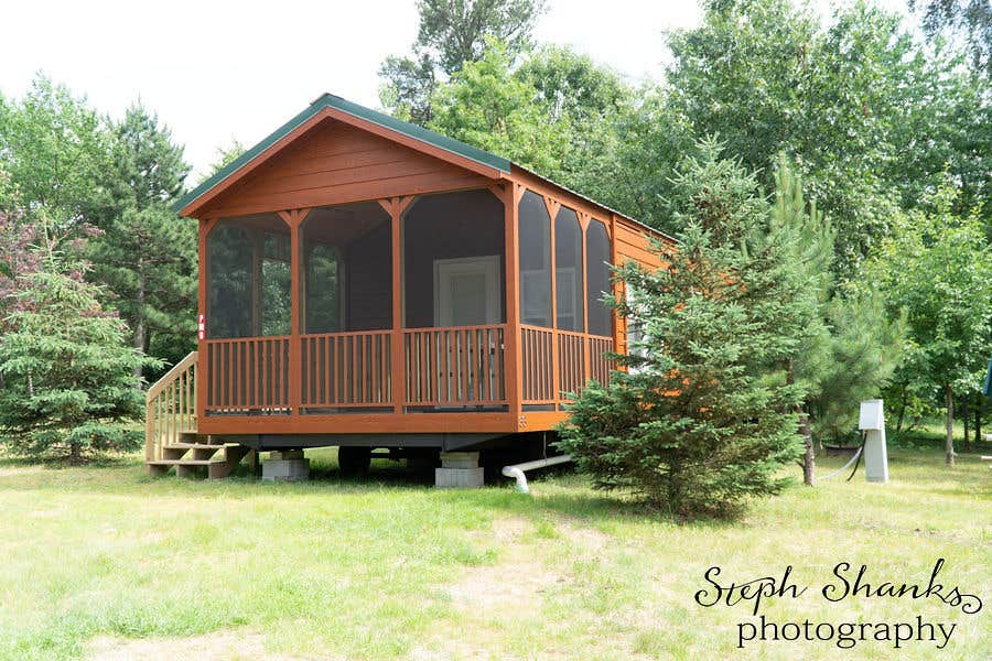 Ashley K.'s photo of a cabin at Bonanza Campground near Lake Delton, WI