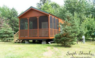 Ashley K.'s photo of a cabin at Bonanza Campground near Arlington, WI