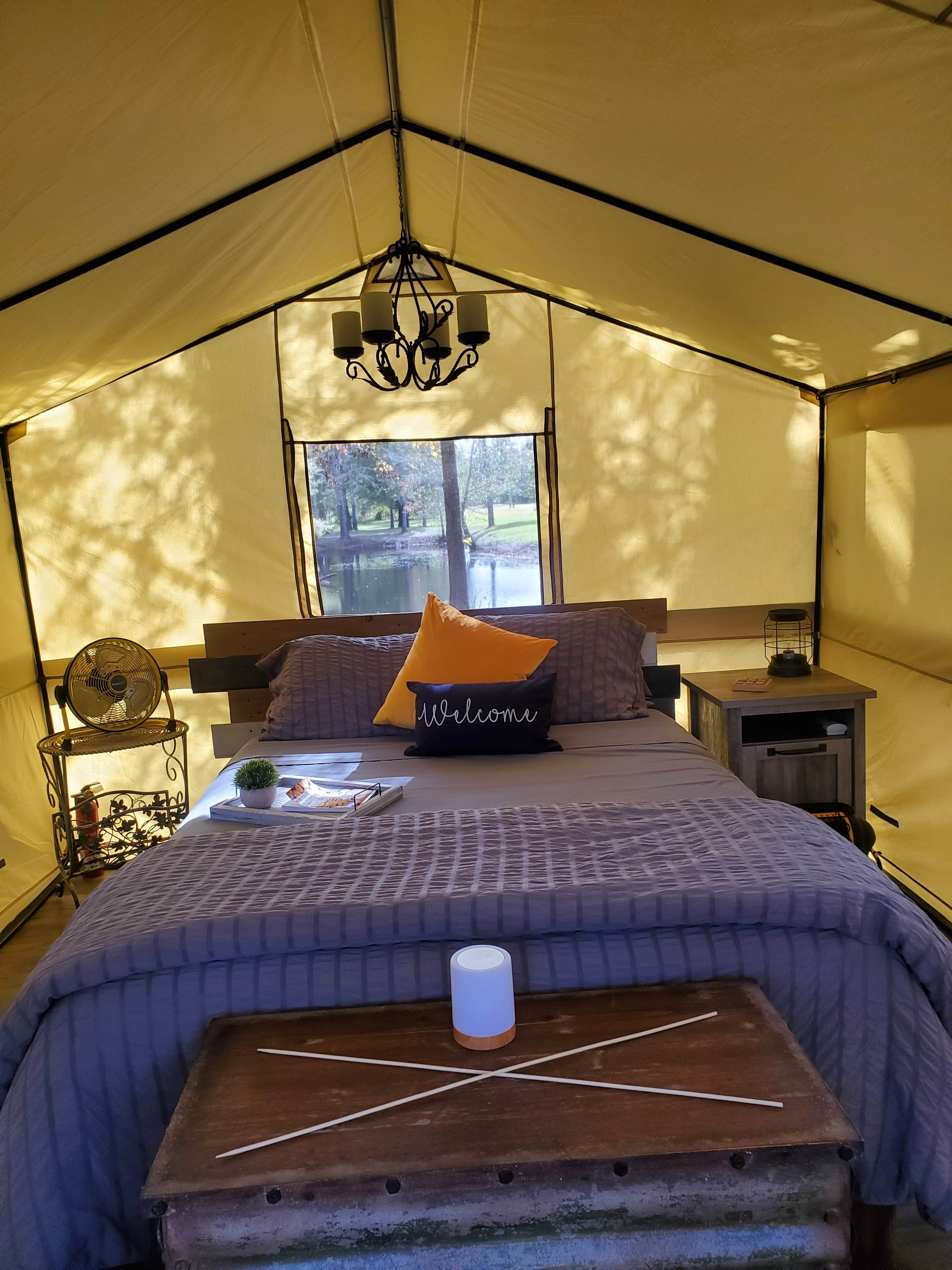 Cherish C.'s photo of glamping accommodations at River Island Adventures near Little River, SC