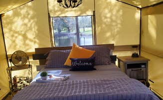 Cherish C.'s photo of glamping accommodations at River Island Adventures near Jamestown, SC