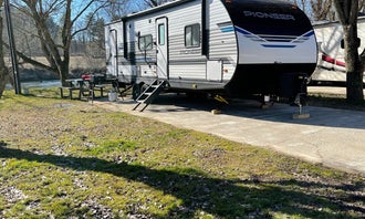 Camping near Nellie Bee Farm: Wilson's Riverfront RV Park, Asheville, North Carolina