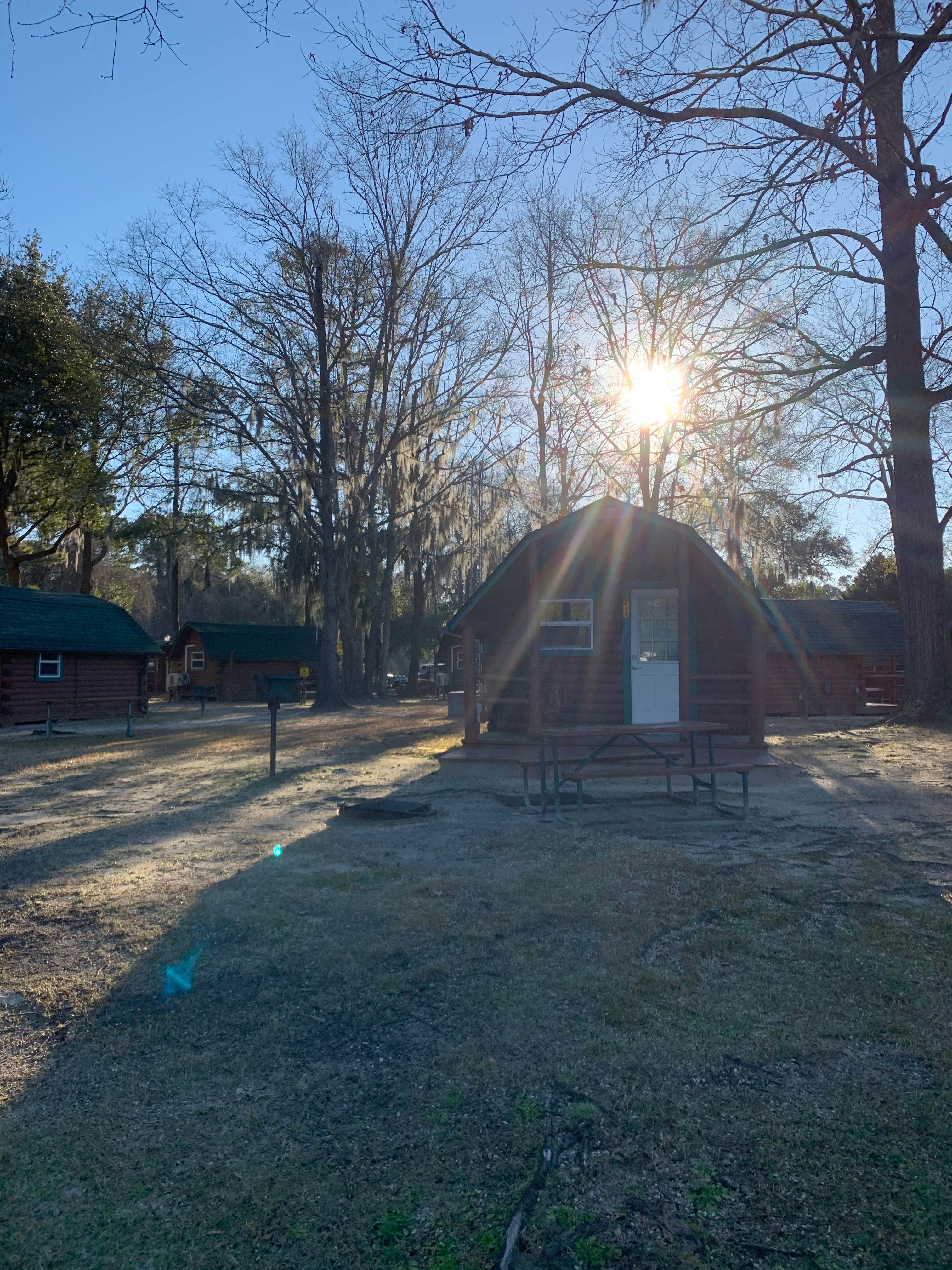 Carlyne F.&#x27;s photo of a cabin at Mount Pleasant-Charleston KOA near Huger, SC