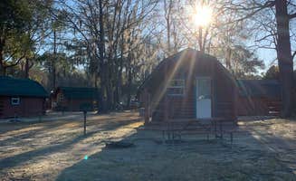 Carlyne F.'s photo of glamping accommodations at Mount Pleasant-Charleston KOA near Ridgeville, SC
