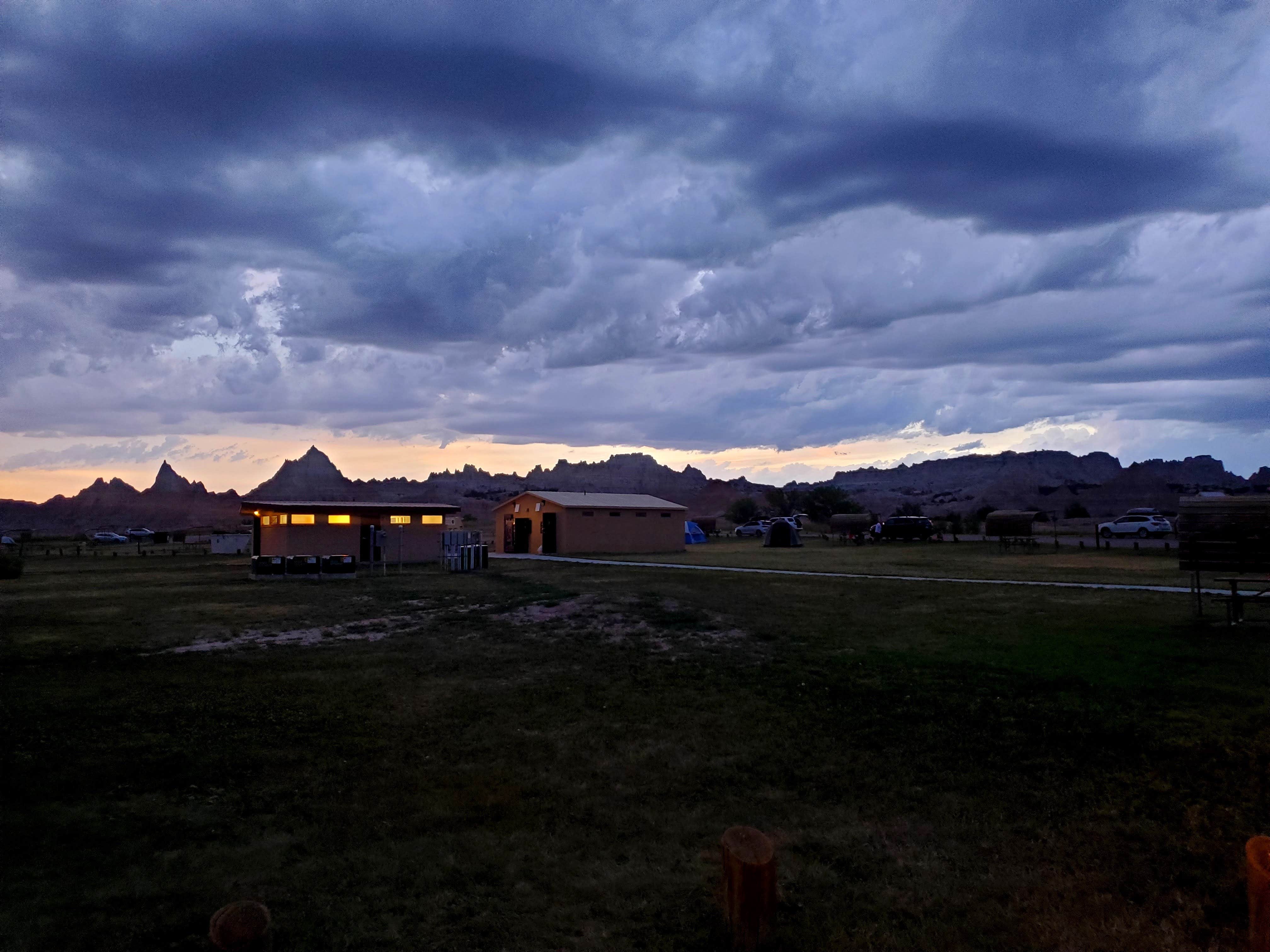 Camper-submitted photo at Cedar Pass Campground — Badlands National Park in South Dakota
