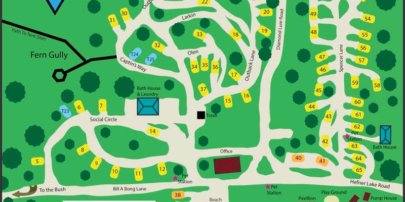 Camper submitted image from Diamond Lure Campground