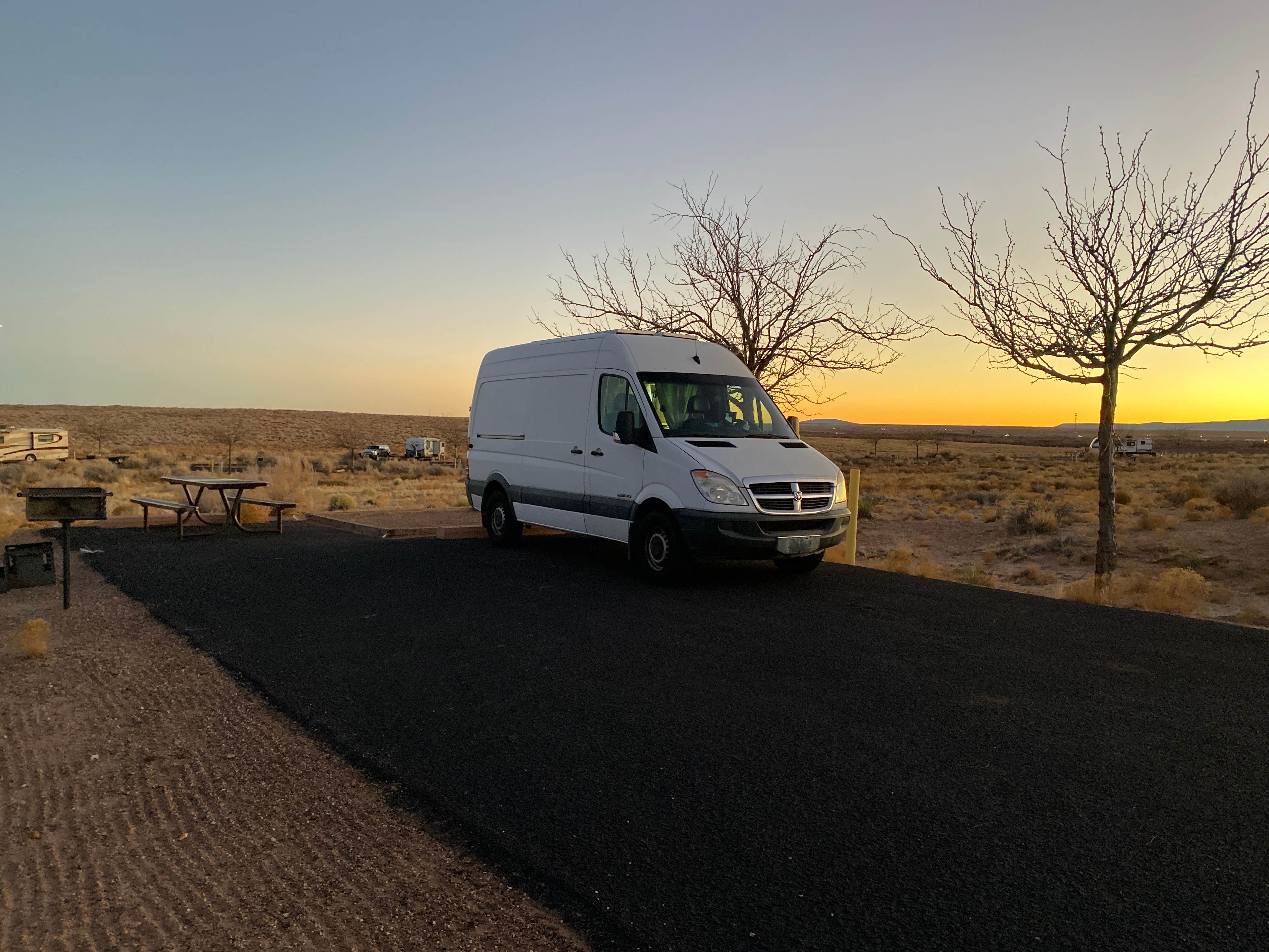Dani K.'s photo of rv camping at Homolovi State Park Campground near Leupp, AZ