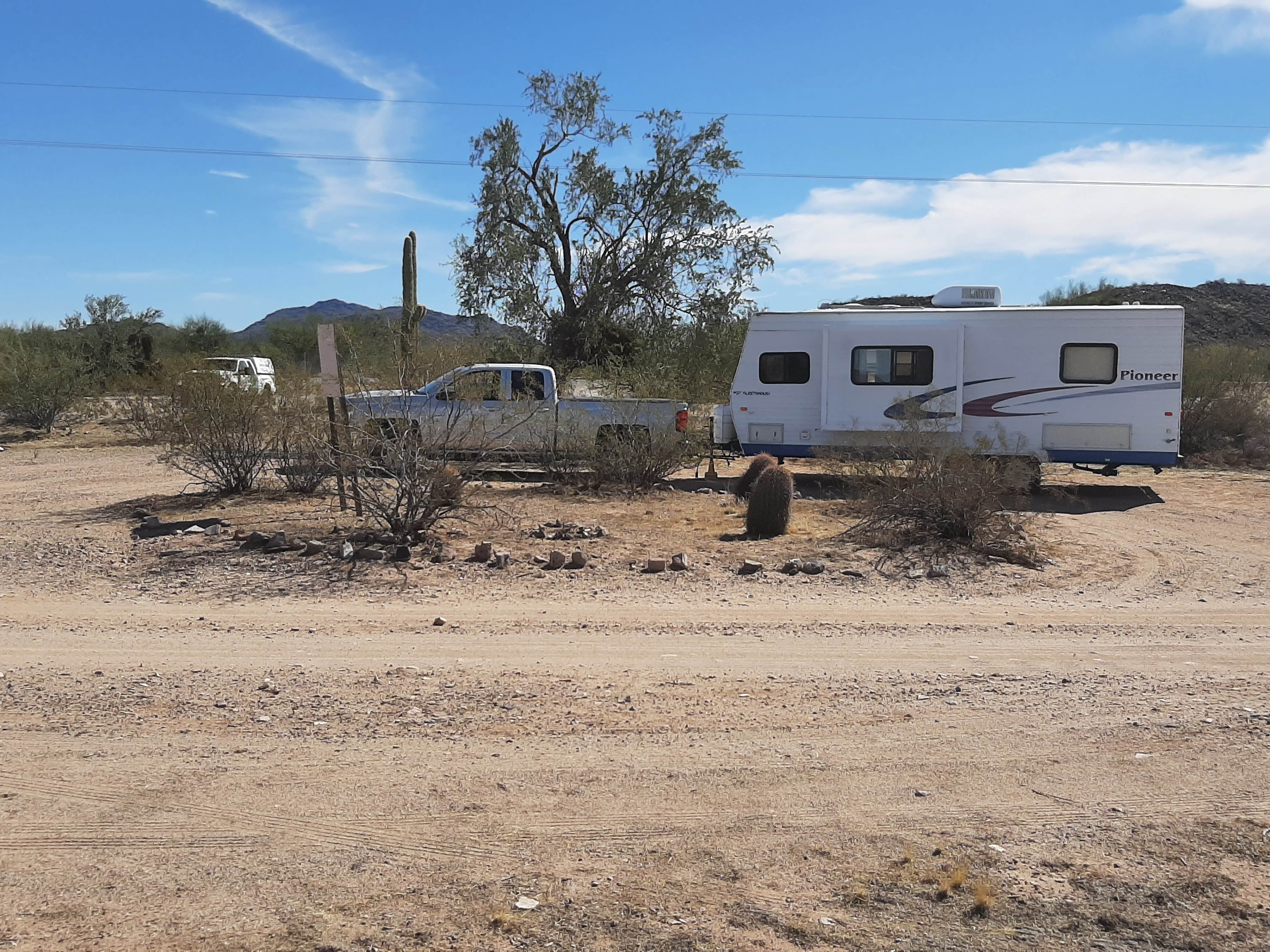 Camper-submitted photo at Gunsight Wash BLM Dispersed camping area near Ajo, AZ