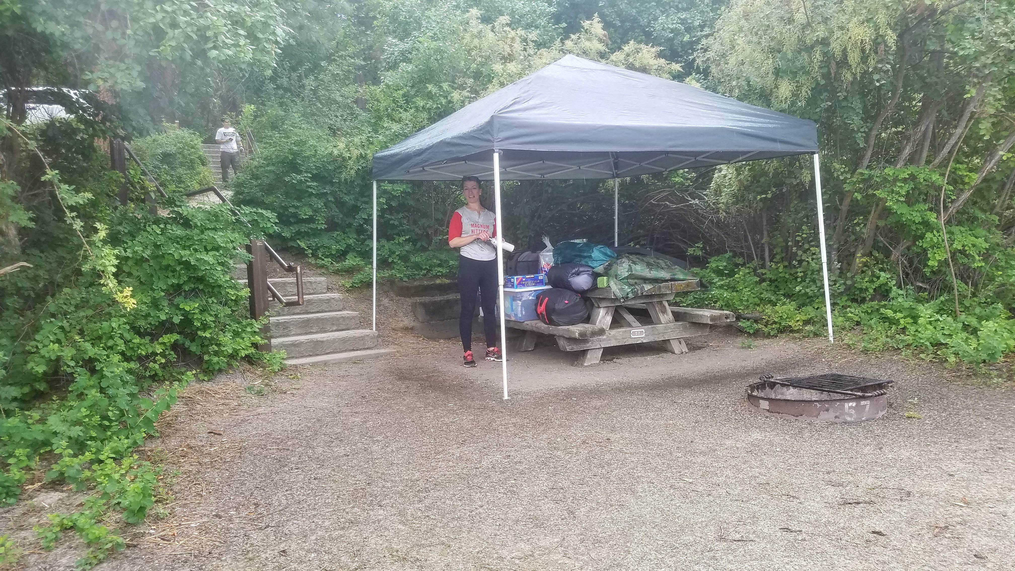 Marie L.'s photo of tent camping at Lake Chelan State Park Campground near Carlton, WA