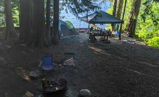 Marie L.'s photo of tent camping at Glacier View Campground near Leavenworth, WA
