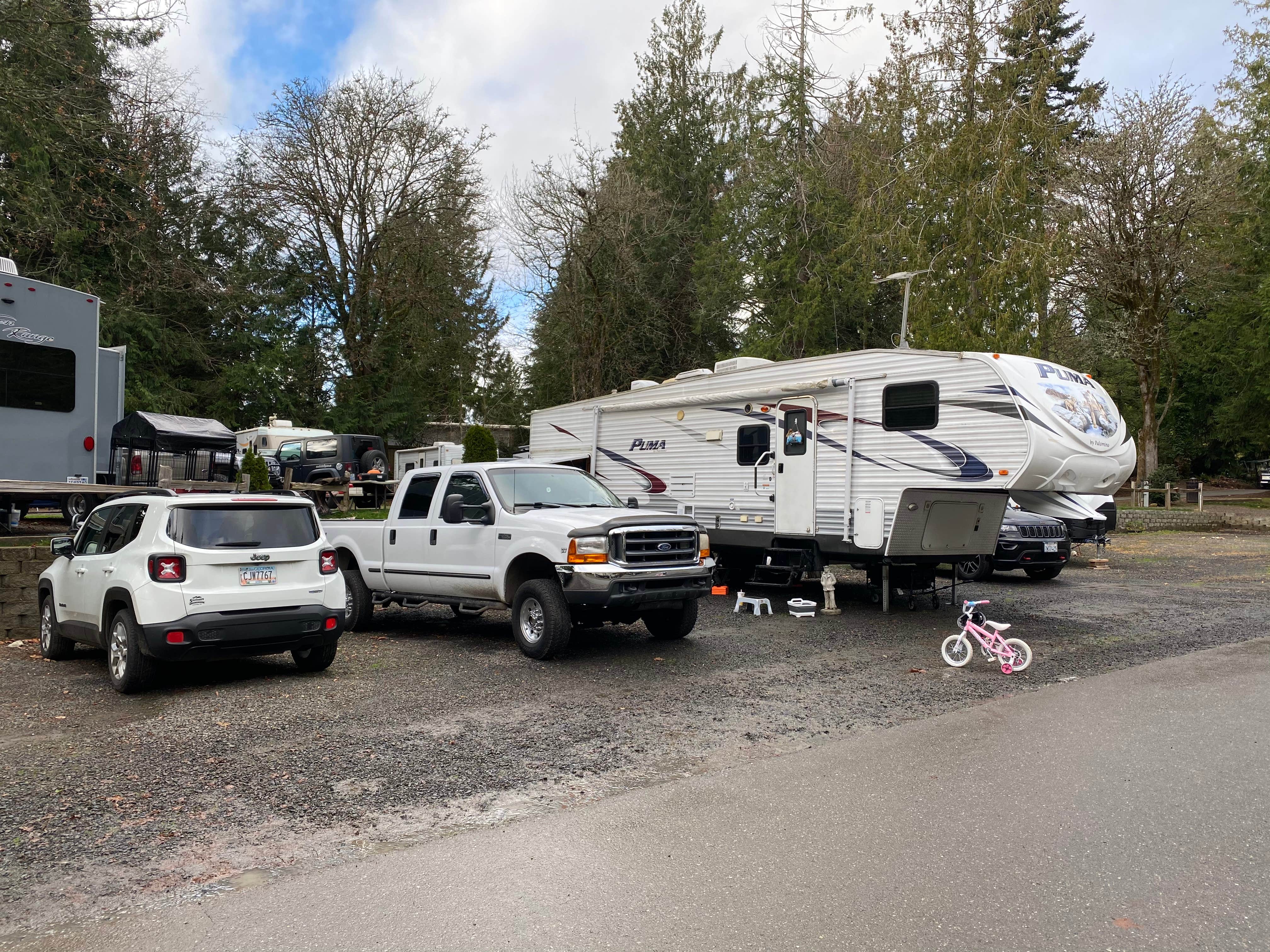 Camper-submitted photo at Eagle Tree RV Park near Wauna, WA