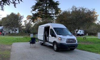 Camping near Santa Cruz Harbor: New Brighton State Beach, Capitola, California