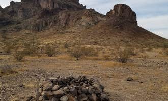Camping near Castle Dome Kofa Refuge: Crystal Hill, Quartzsite, Arizona