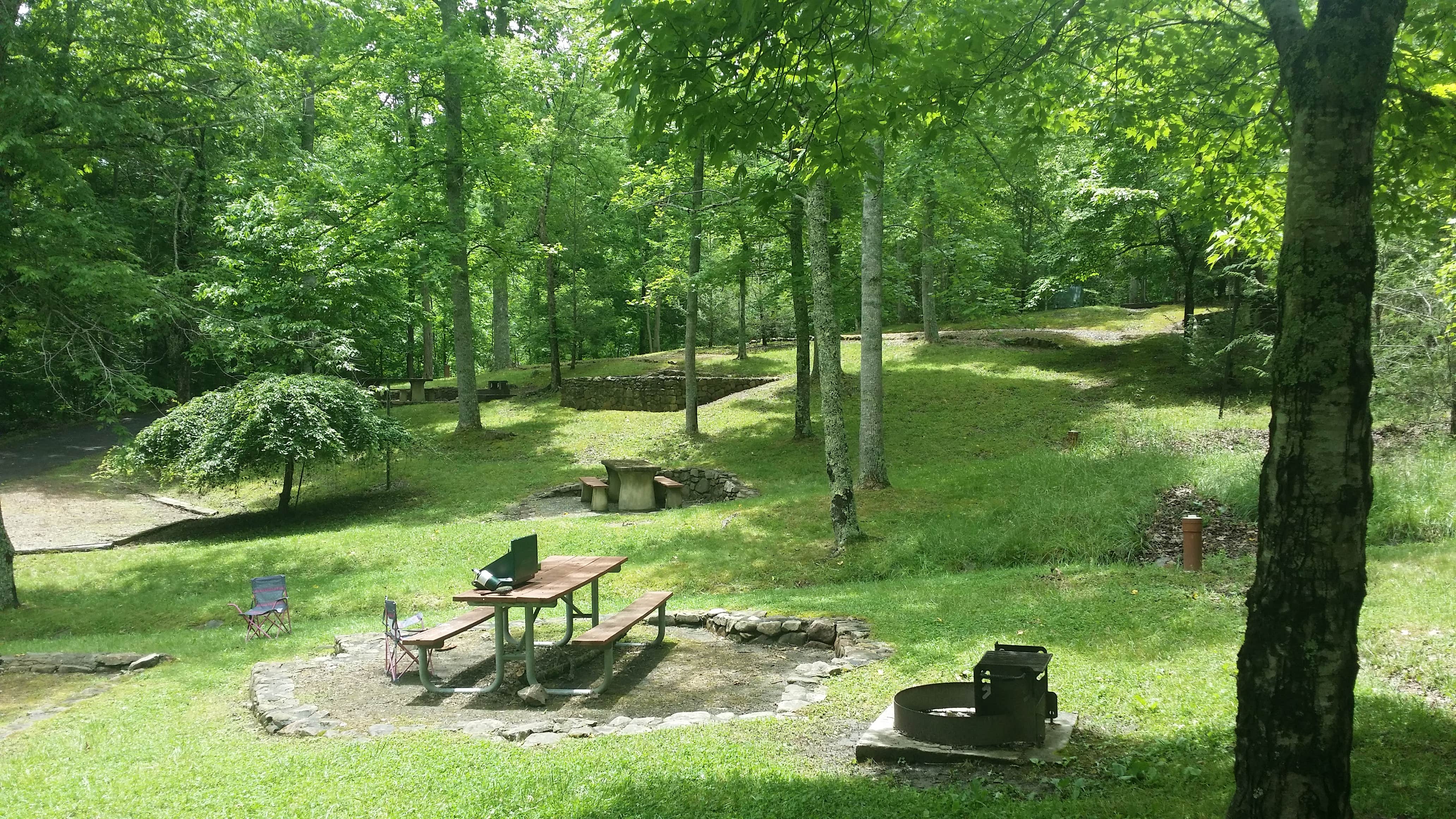 Camper submitted image from Rocky Bluff Campground — National Forests In North Carolina - 2