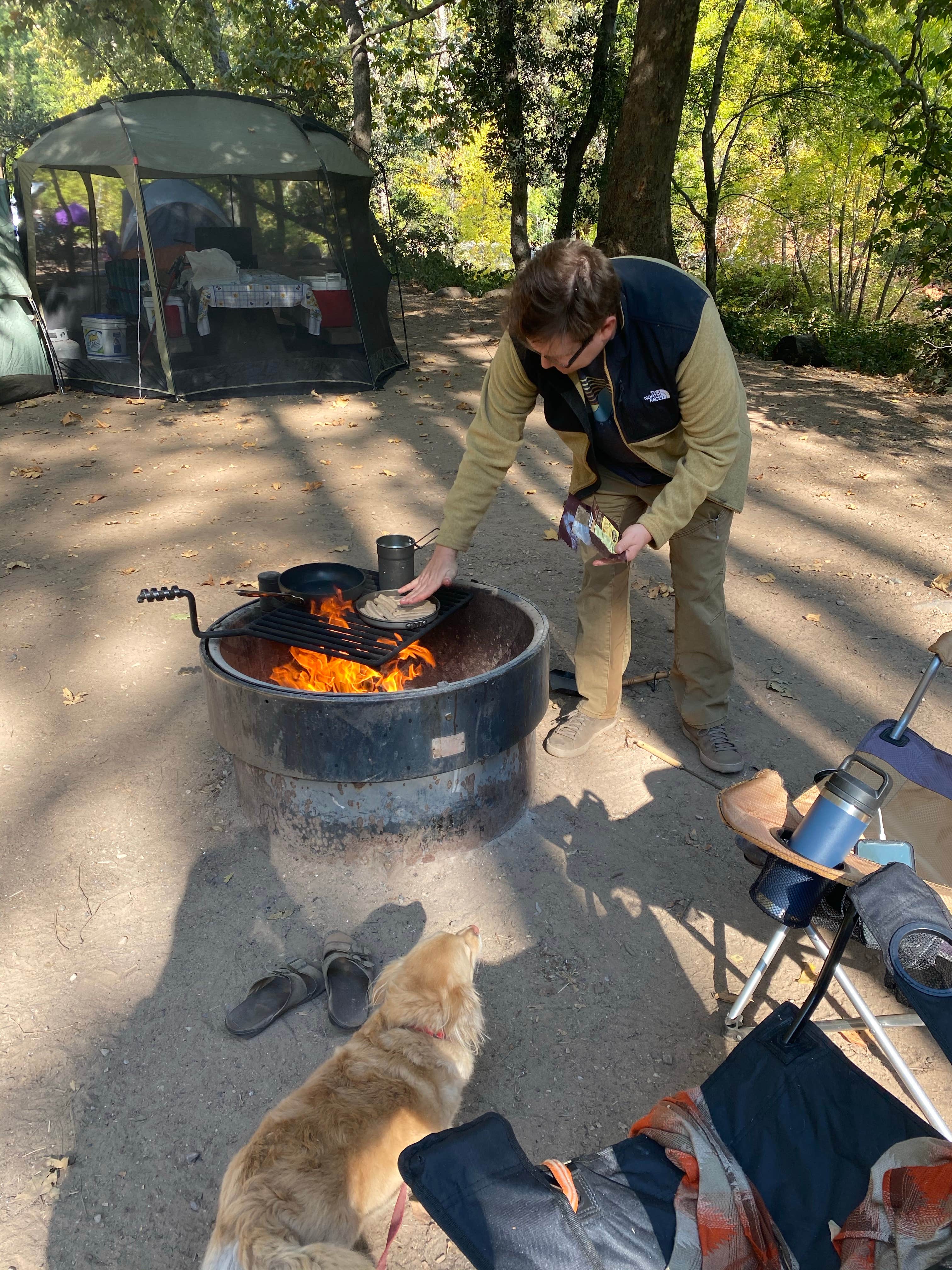 Vanessa L.'s photo of camping with pets at Manzanita Campground near Coconino National Forest