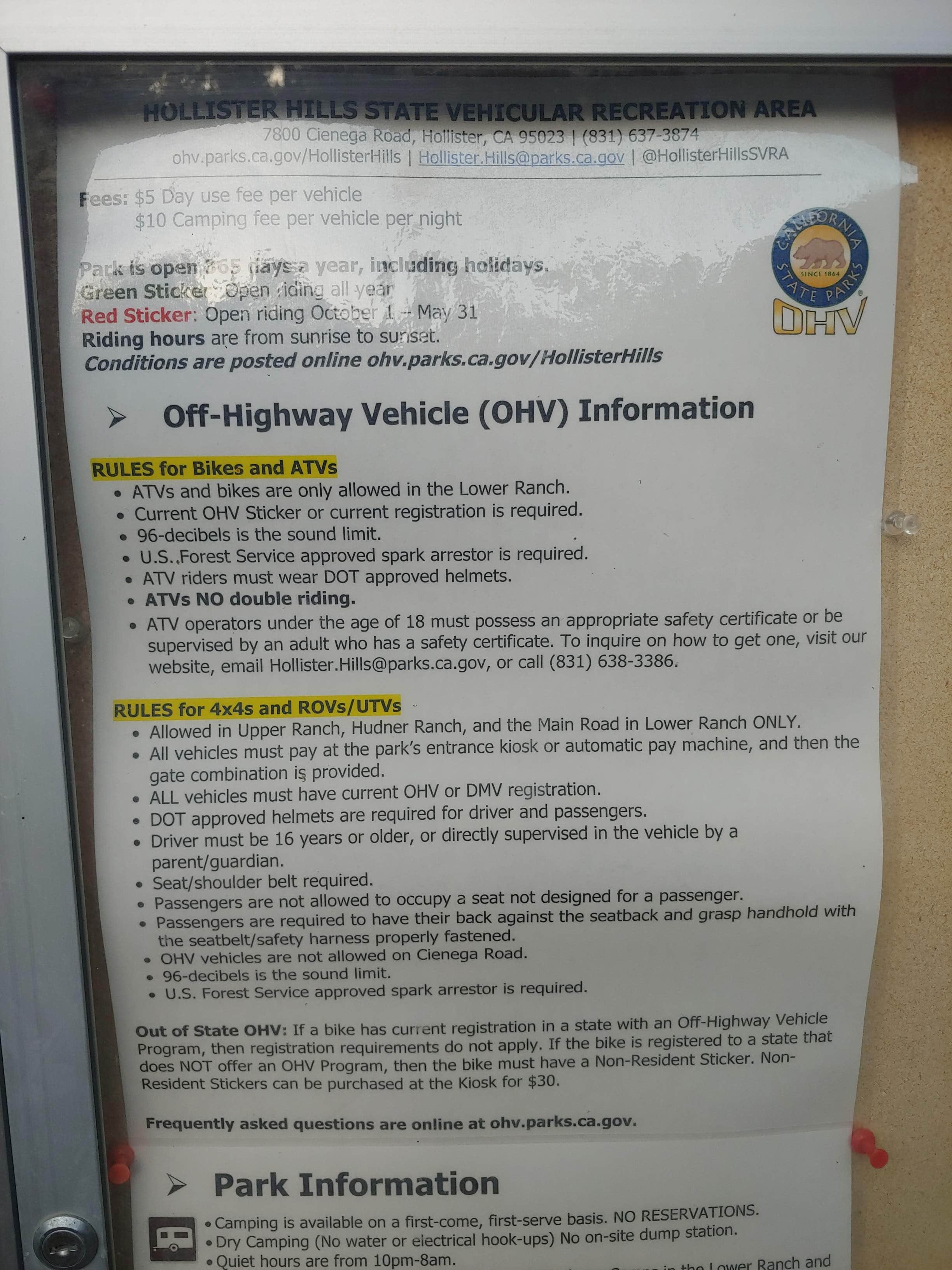 Camper-submitted photo at Hollister Hills State Vehicular Recreation Area — Hollister Hills State Vehicular Recreation Area near Paicines, CA