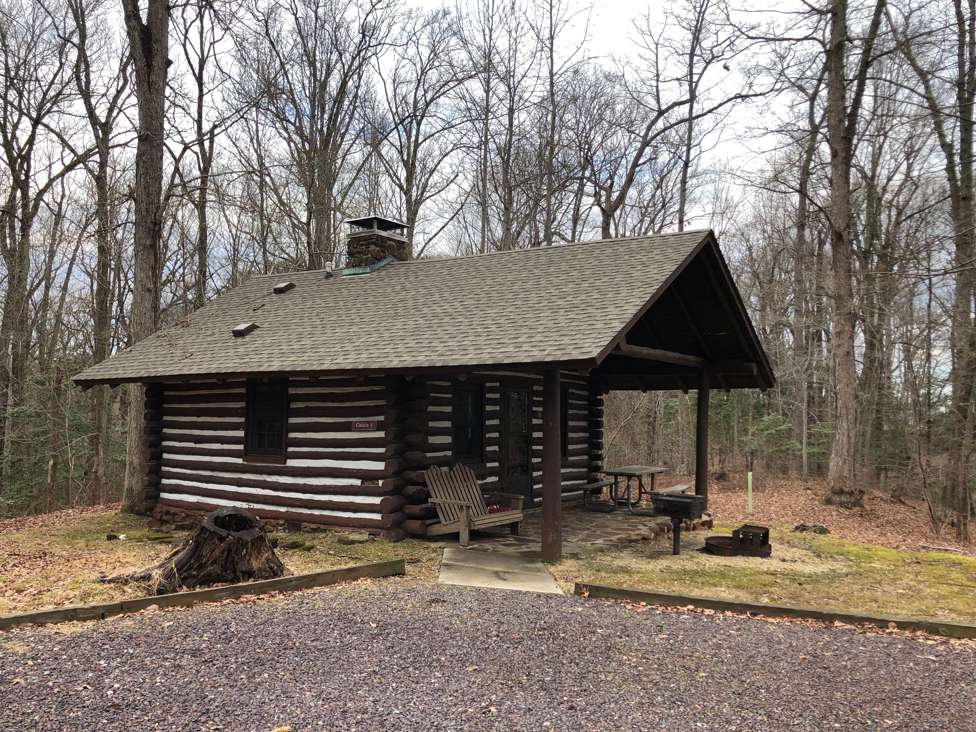 RL's photo of a cabin at Westmoreland State Park Campground near Mechanicsville, VA