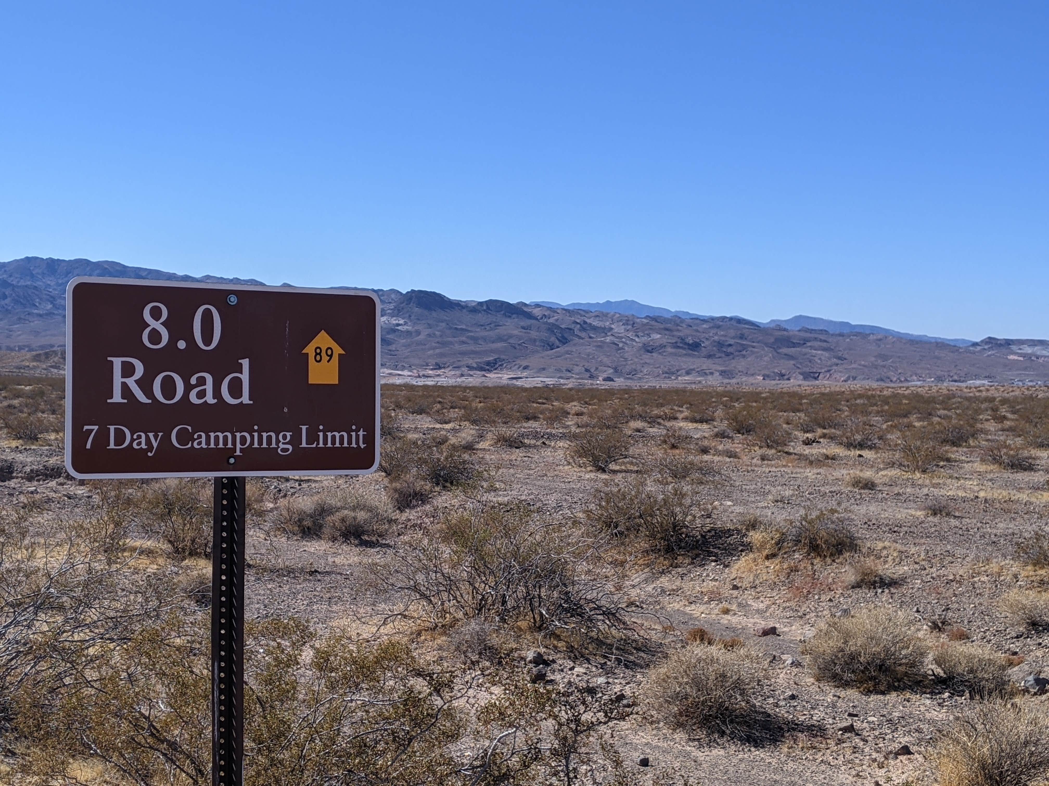 Camper submitted image from Eight Mile Dispersed Camping near Government Wash — Lake Mead National Recreation Area - 1