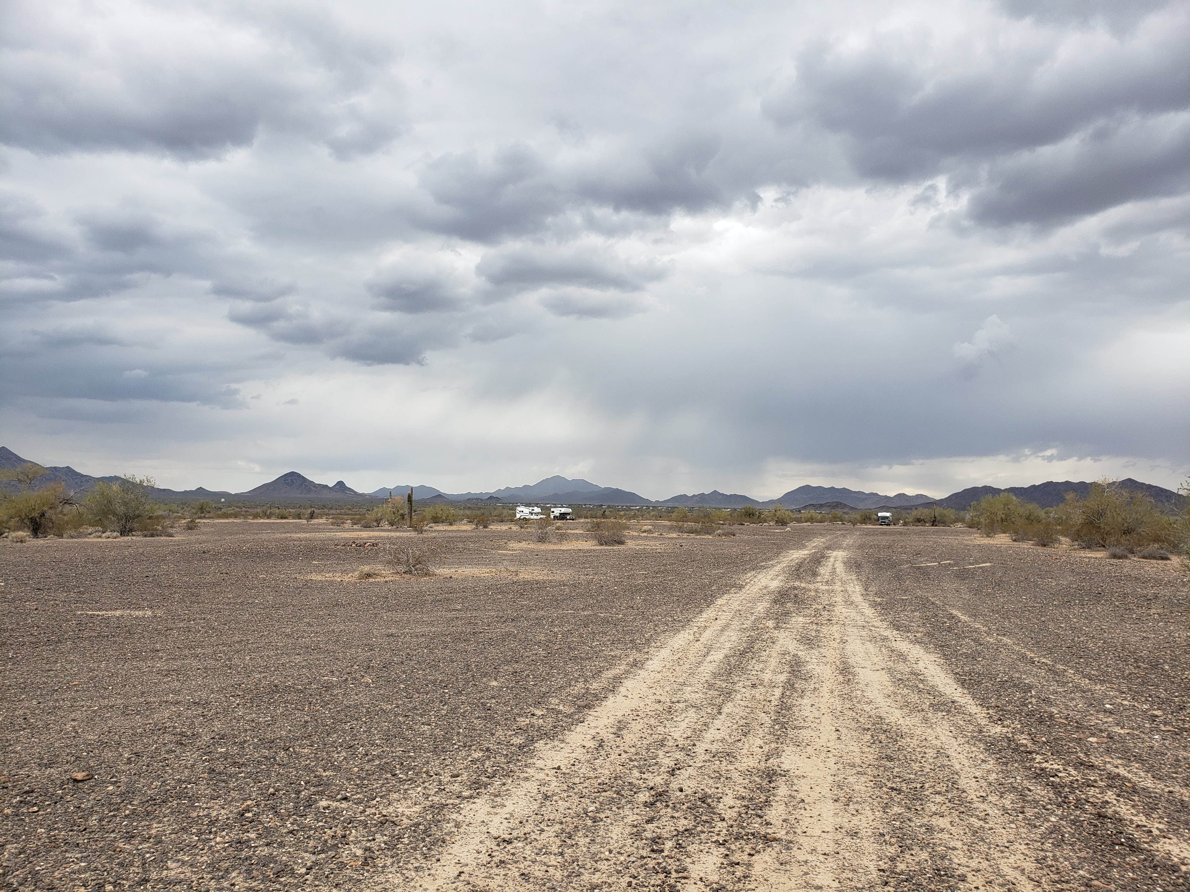 Camper-submitted photo at Road Runner BLM Dispersed Camping Area near Quartzsite, AZ