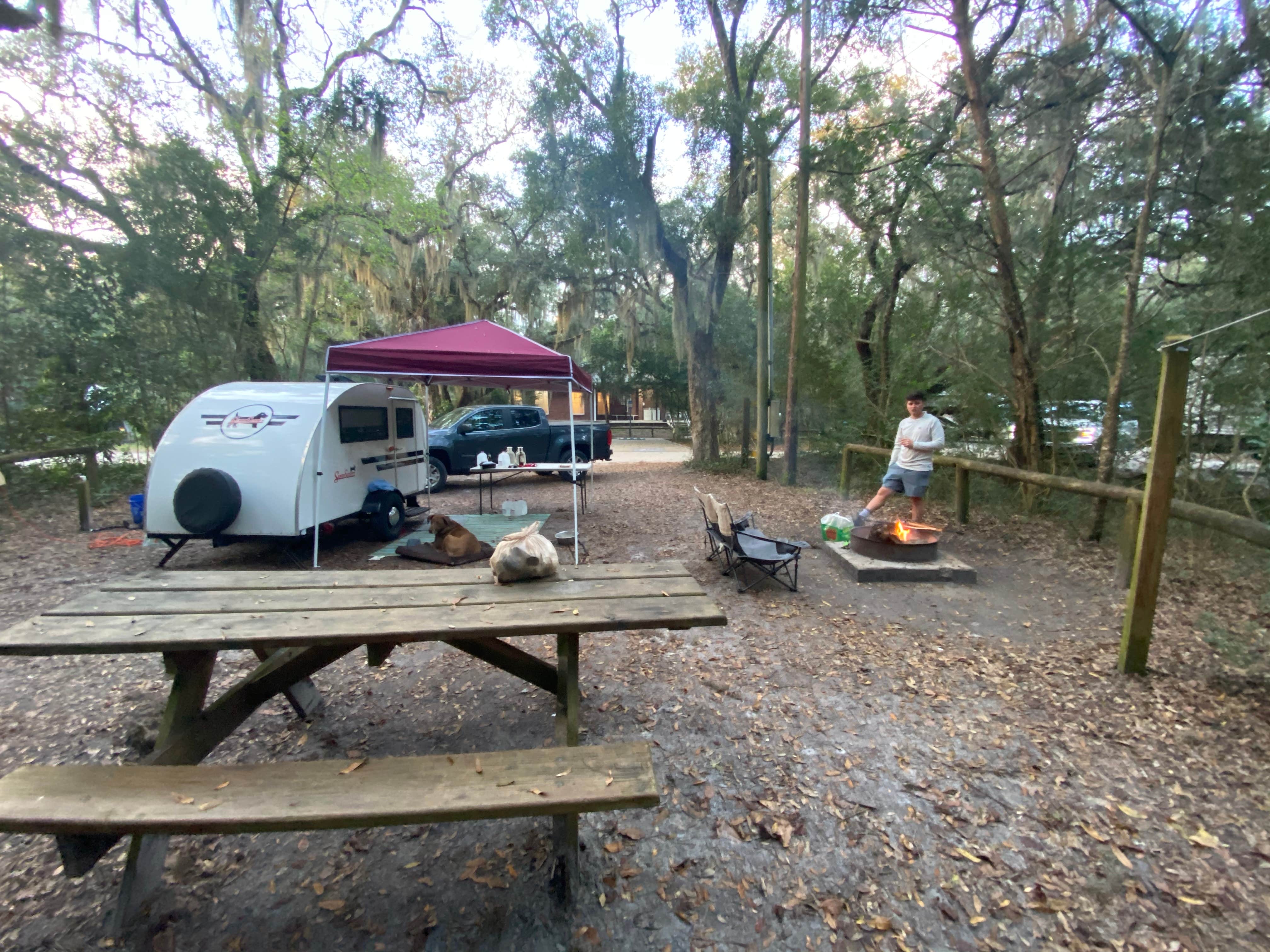 Camper-submitted photo at Atlantic Beach Campground — Fort Clinch State Park in Florida