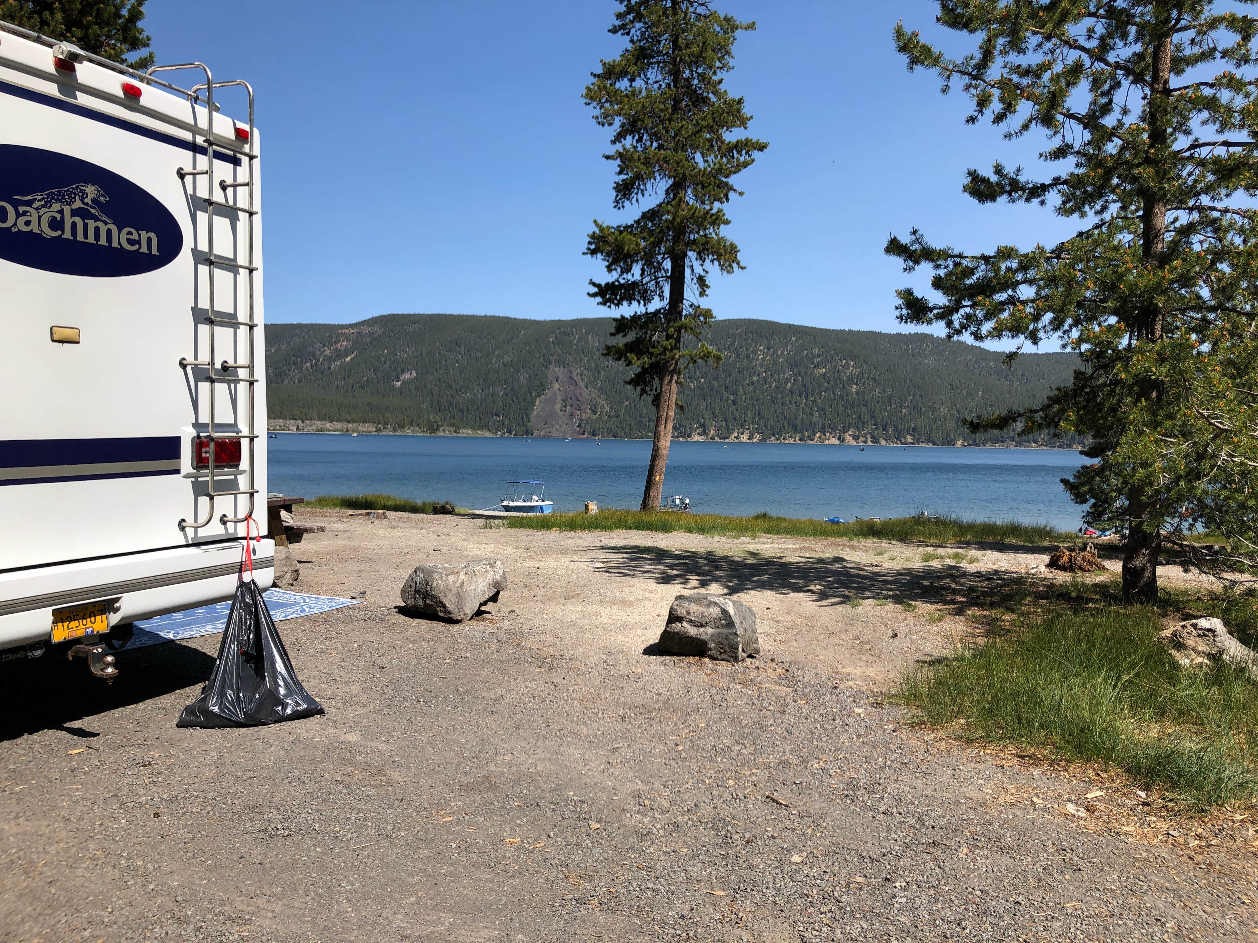 Corinna B.'s photo of rv camping at East Lake Campground near Christmas Valley, OR