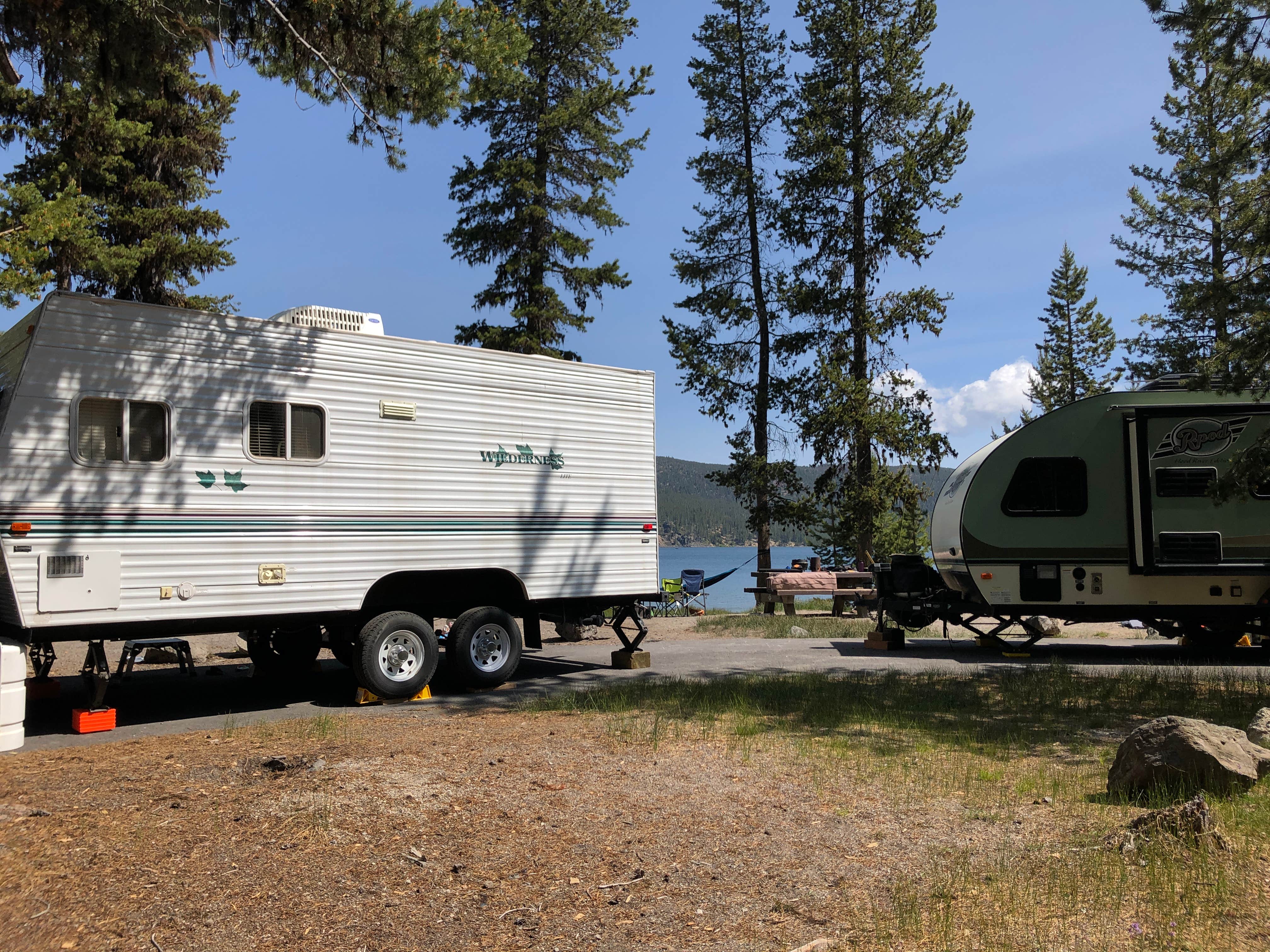 Corinna B.'s photo of rv camping at East Lake Campground near Christmas Valley, OR