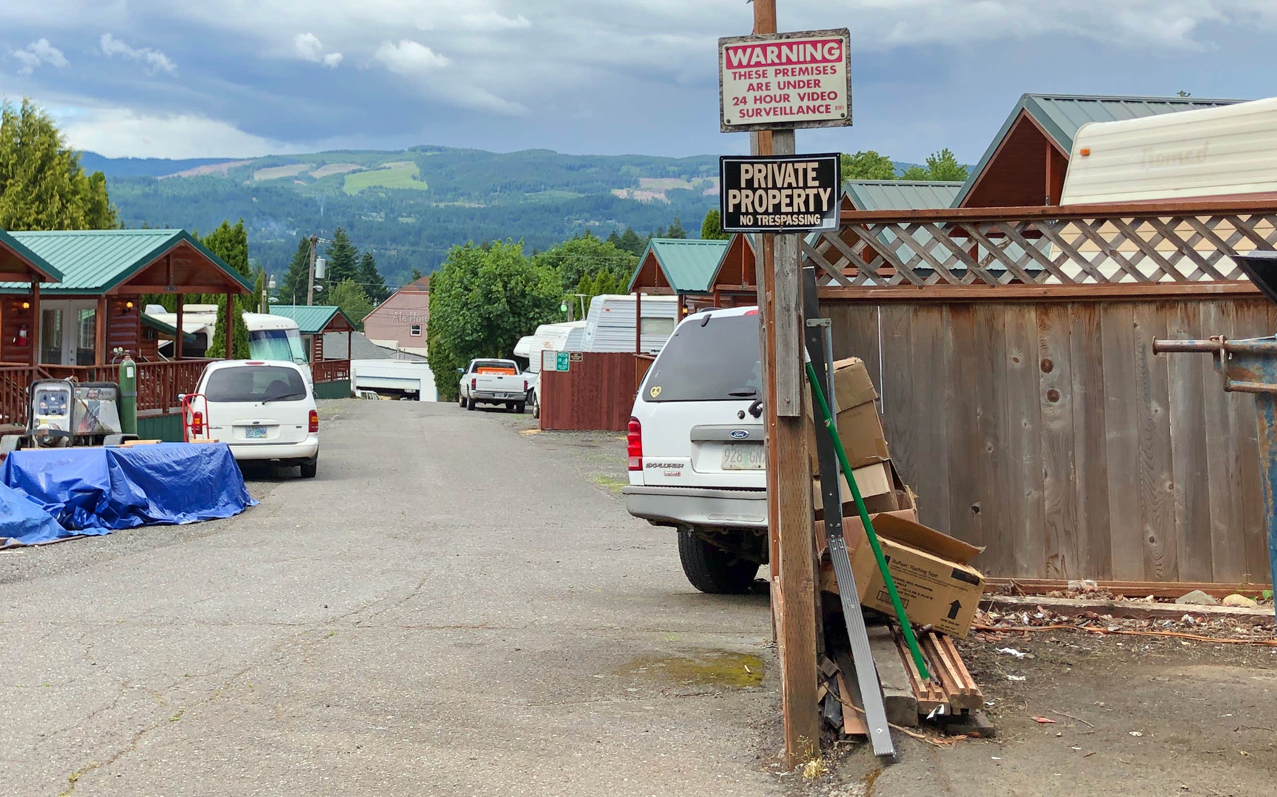 Camper-submitted photo at Bridge of The Gods Motel Cabins & RV Park near Rhododendron, OR